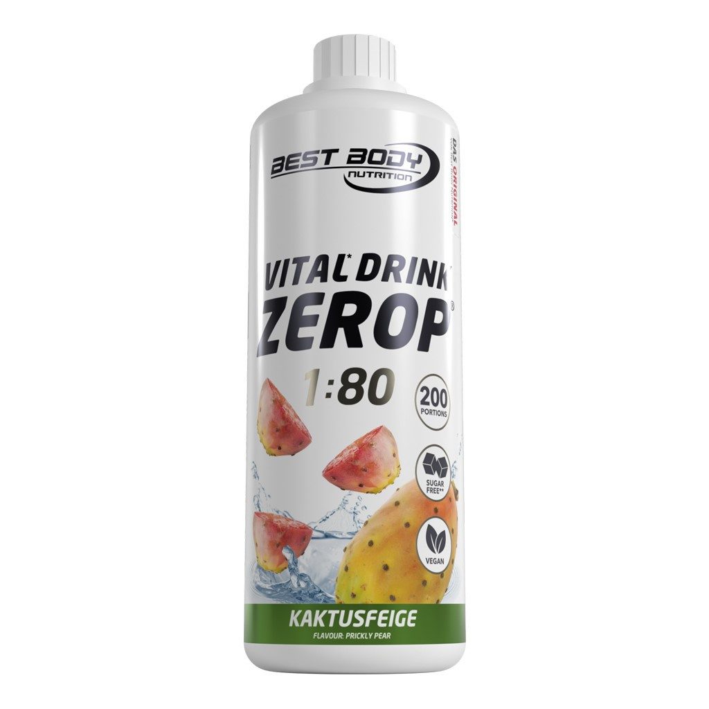Best Body Nutrition Vital Drink Zerop - 1000 ml Flasche Sirup