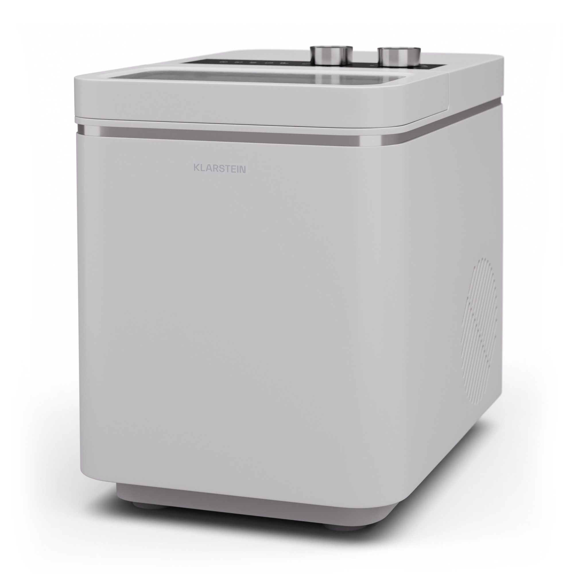 Klarstein Eiswürfelmaschine IceCraft Eiswürfelbereiter, Bulleteis für Zuhause 12kg/Tag LED Display 1,3 L Eiswürfelbereiter