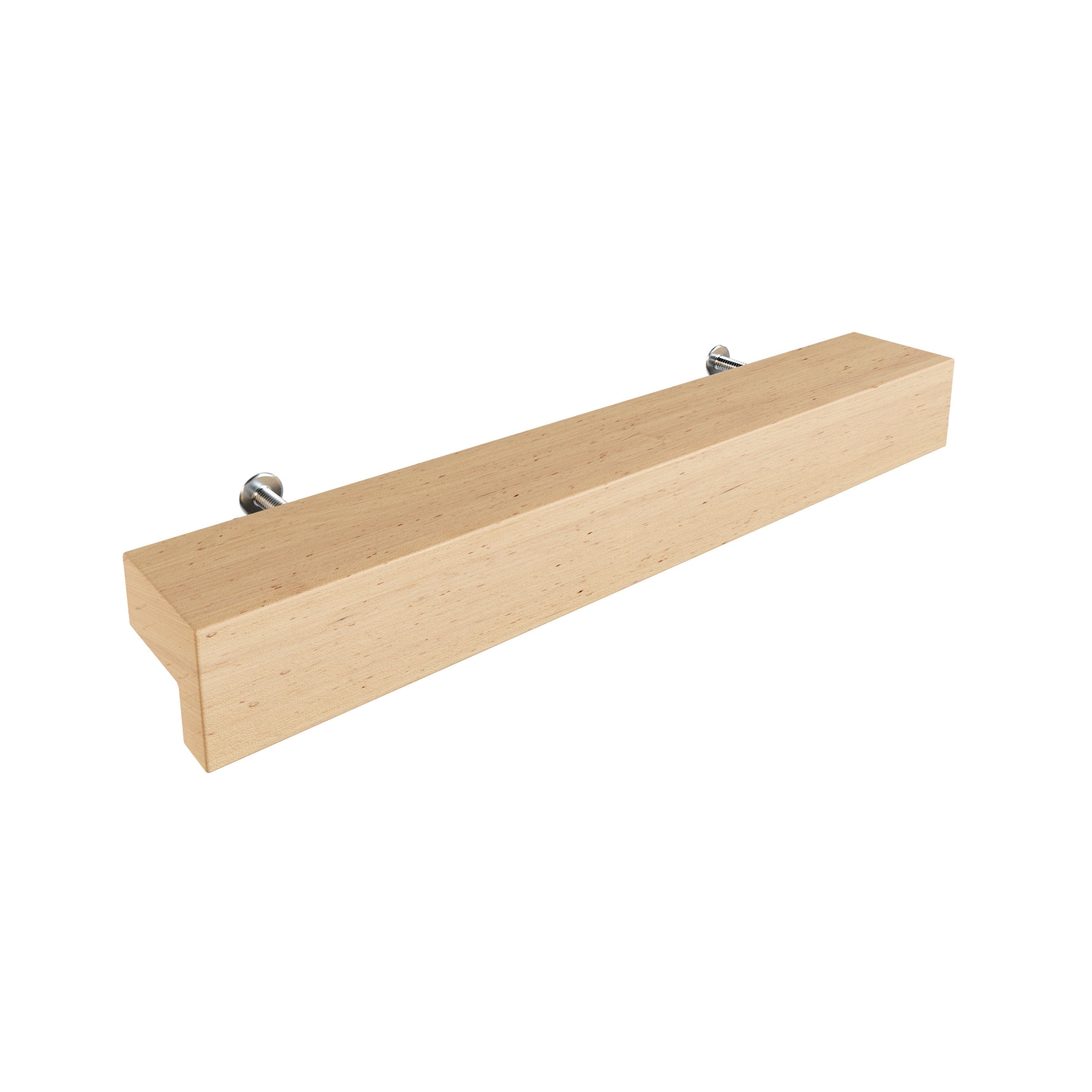 sossai® Möbelgriff Buchenholzgriff, GAH01 (2-St), Lochabstand 96mm