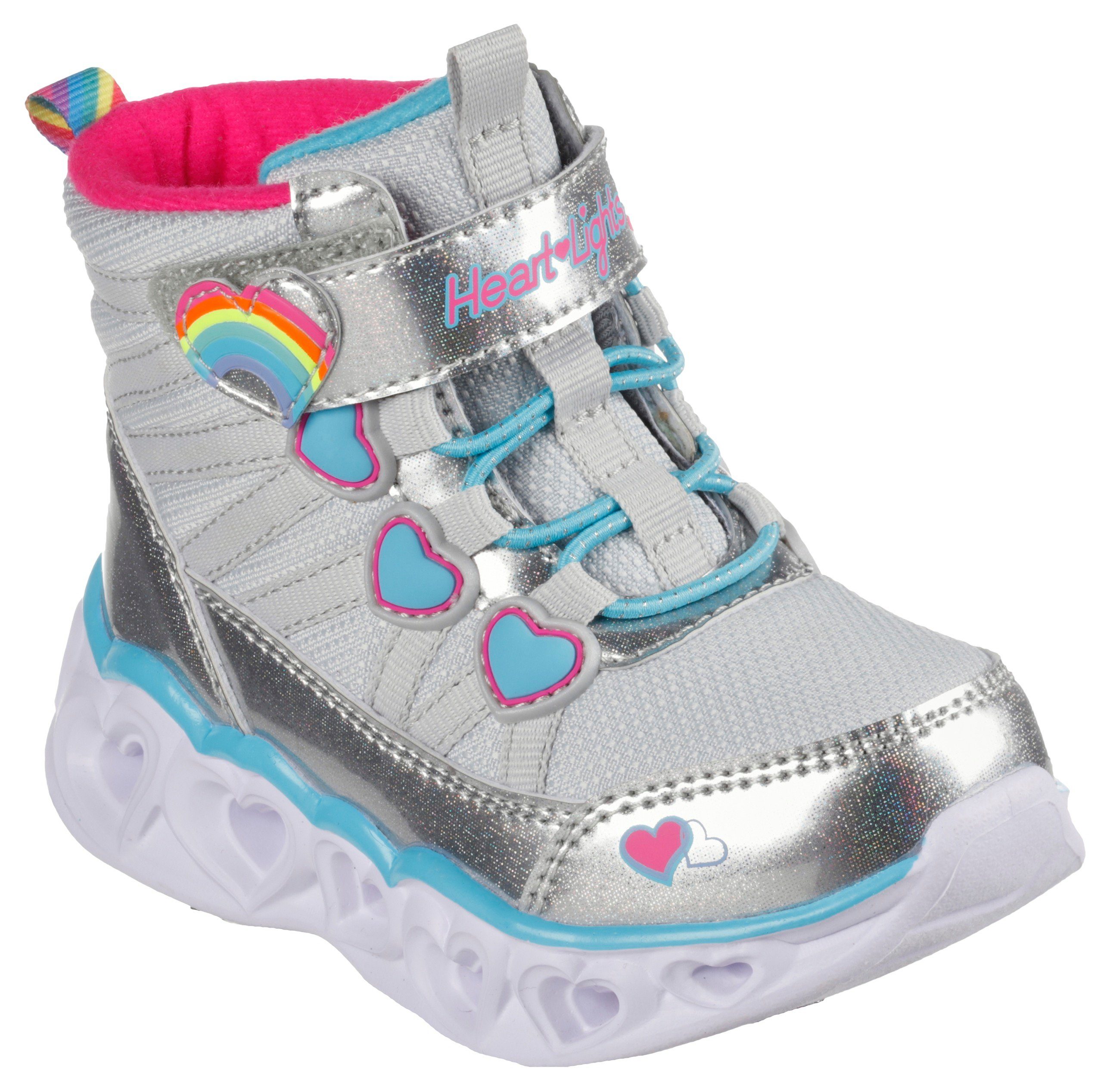 Winterboots Kids Skechers leuchender mit Sohle