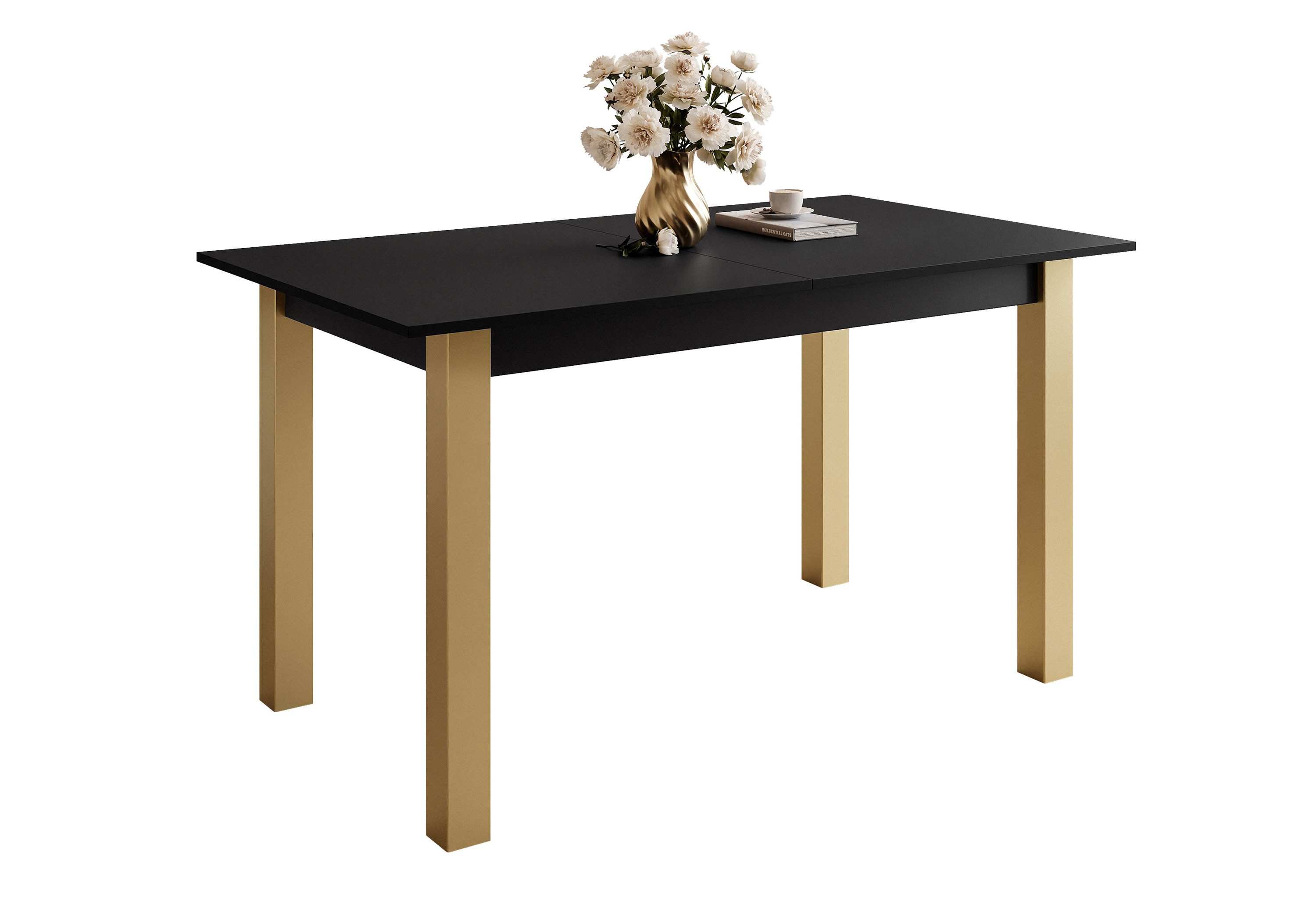 Lookway Esstisch ARTON GOLD ausziehbarer Tisch 140 cm günstig online kaufen