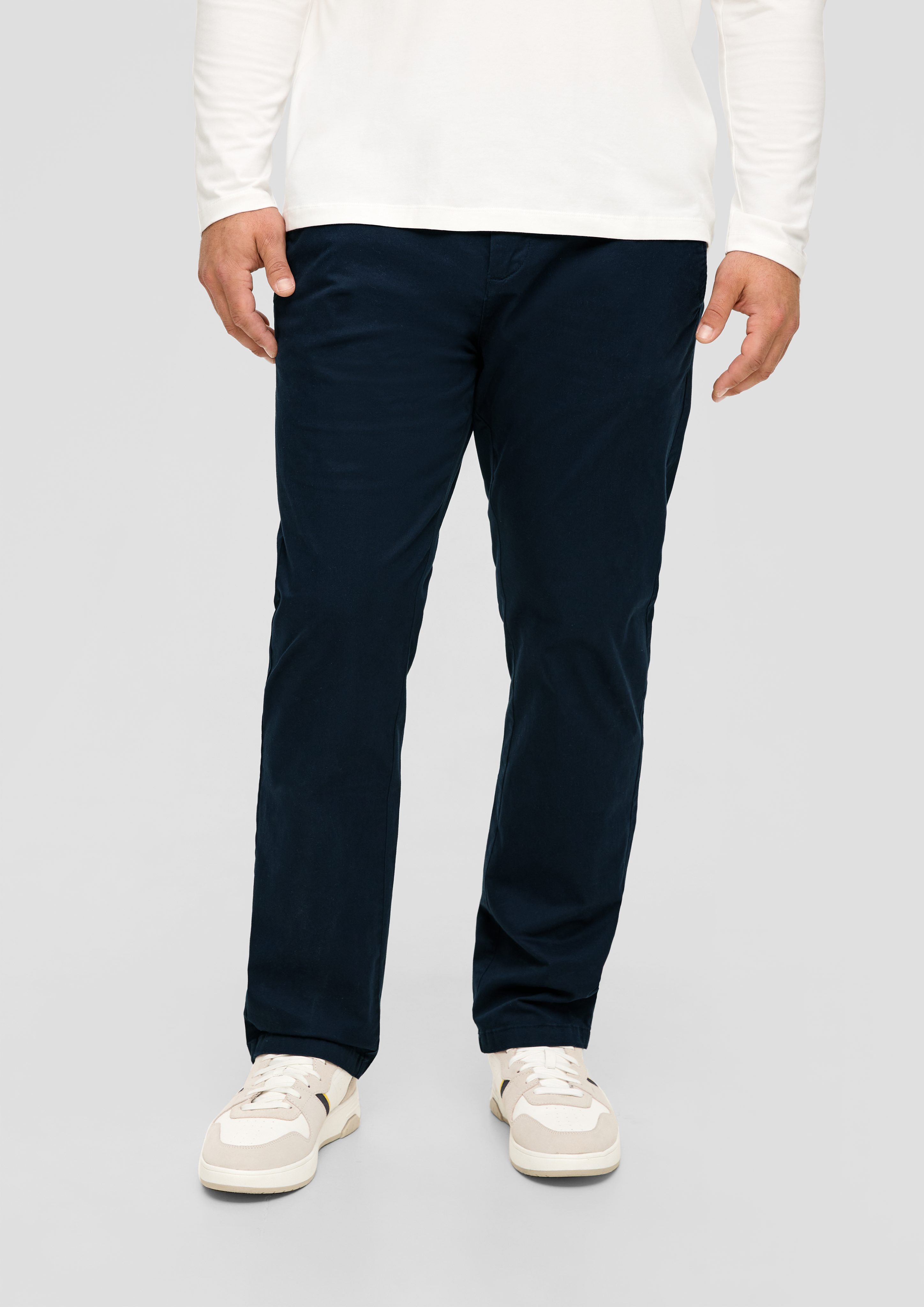 s.Oliver Stoffhose Detroit: Chino im navy Fit Relaxed