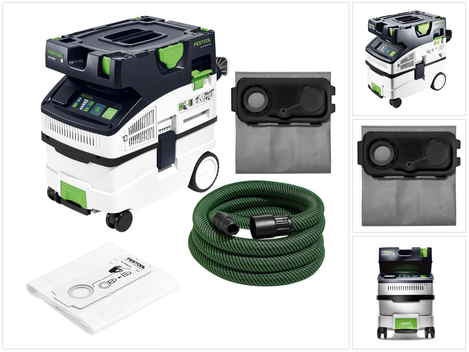 FESTOOL Absauganlage Absaugmobil CTM MIDI I CLEANTEC Sauger (574822) Staubklasse M + Lon