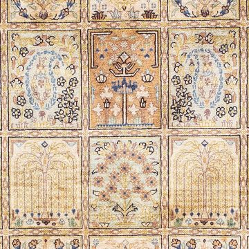 Orientteppich Perser - Ghom - 149 x 96 cm - mehrfarbig, morgenland, rechteckig, Höhe: 10 mm, Wohnzimmer, Handgeknüpft, Einzelstück mit Zertifikat