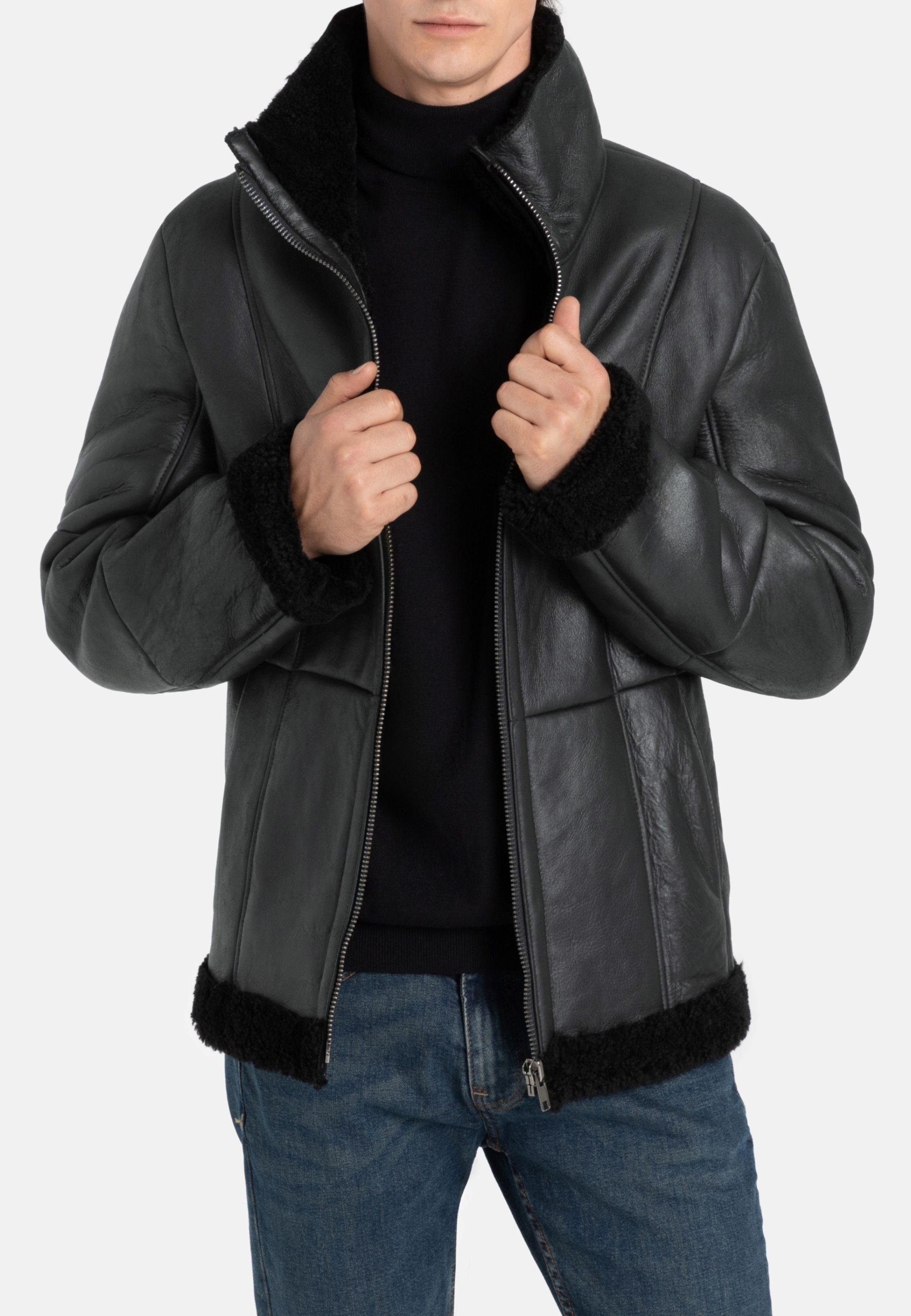 Valcuer 1887 Lederjacke Peter VC aus echtem Lammfell