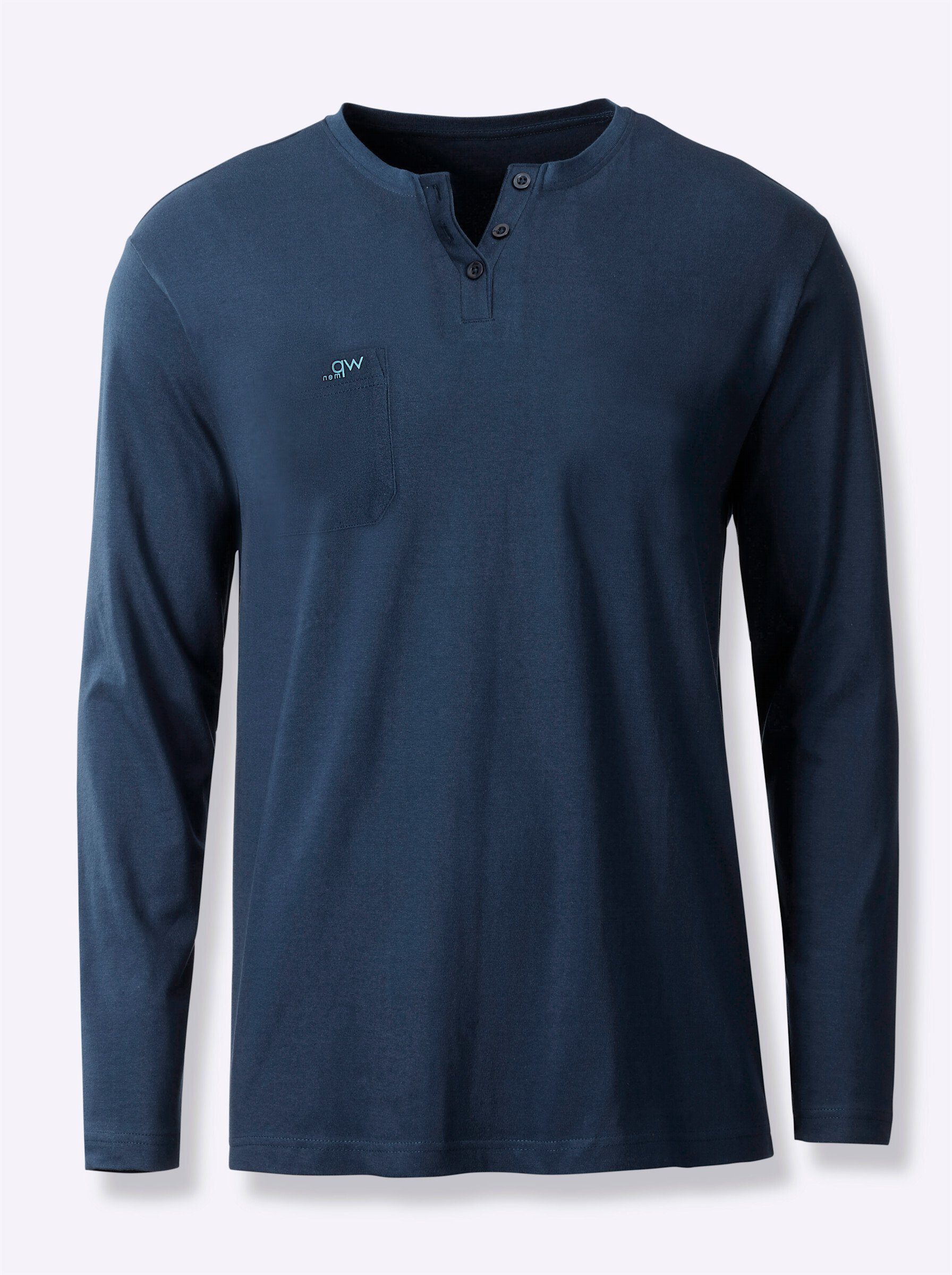 Witt Schlafanzug Schlafanzug-Shirt Langarm