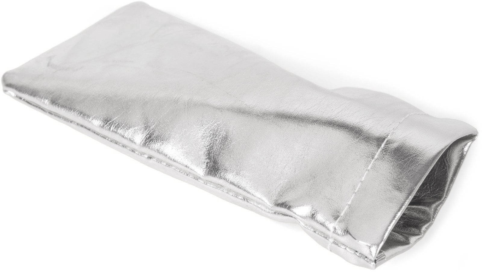 styleBREAKER Brillenetui Brillenetui Metallic mit Putztuch