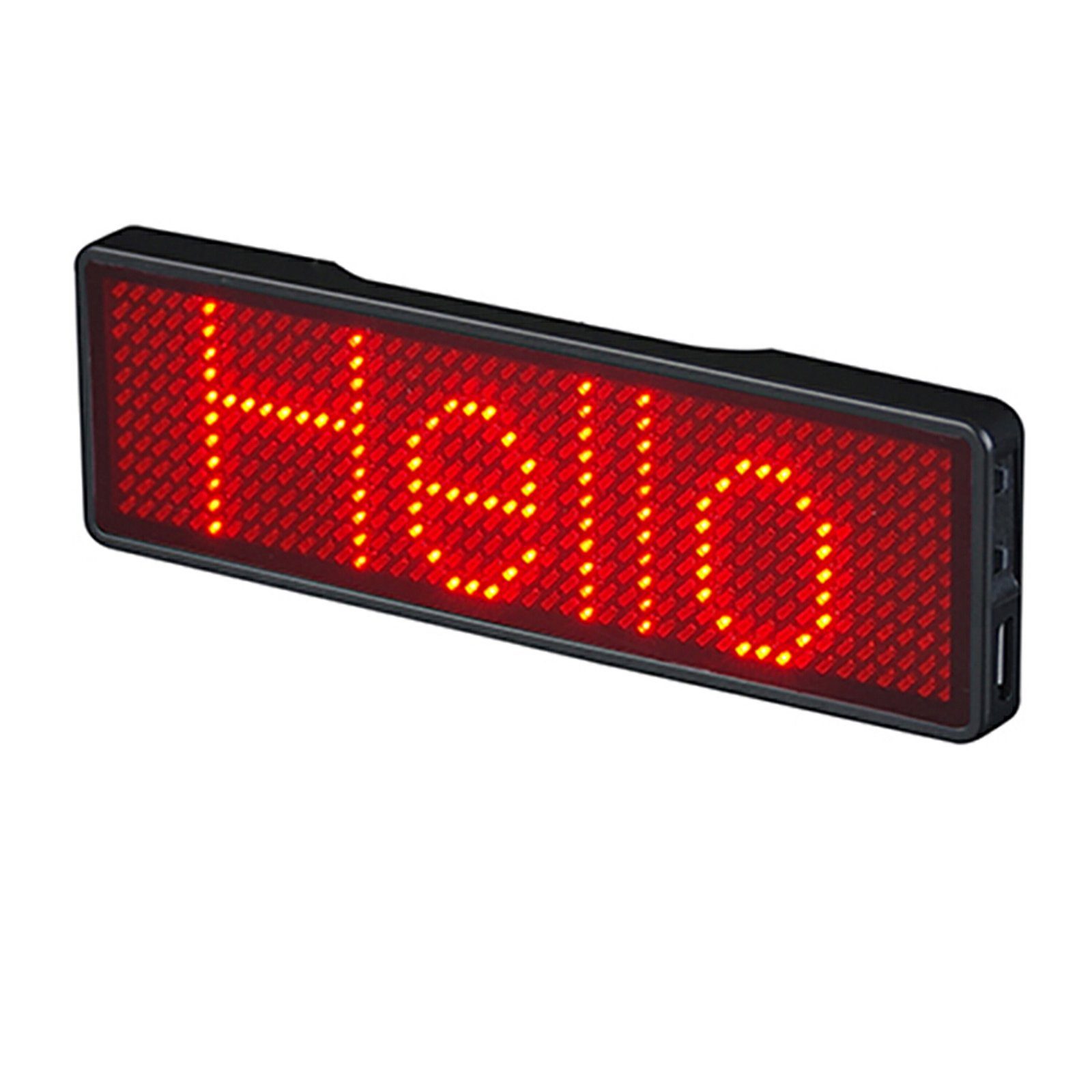 SEEZSSA LED Dekolicht LED Namensschild mit USB für Restaurant&Shop&Ausstellung, LED-Schild DIY-Programmierung mit Bluetooth-Konnektivität rot