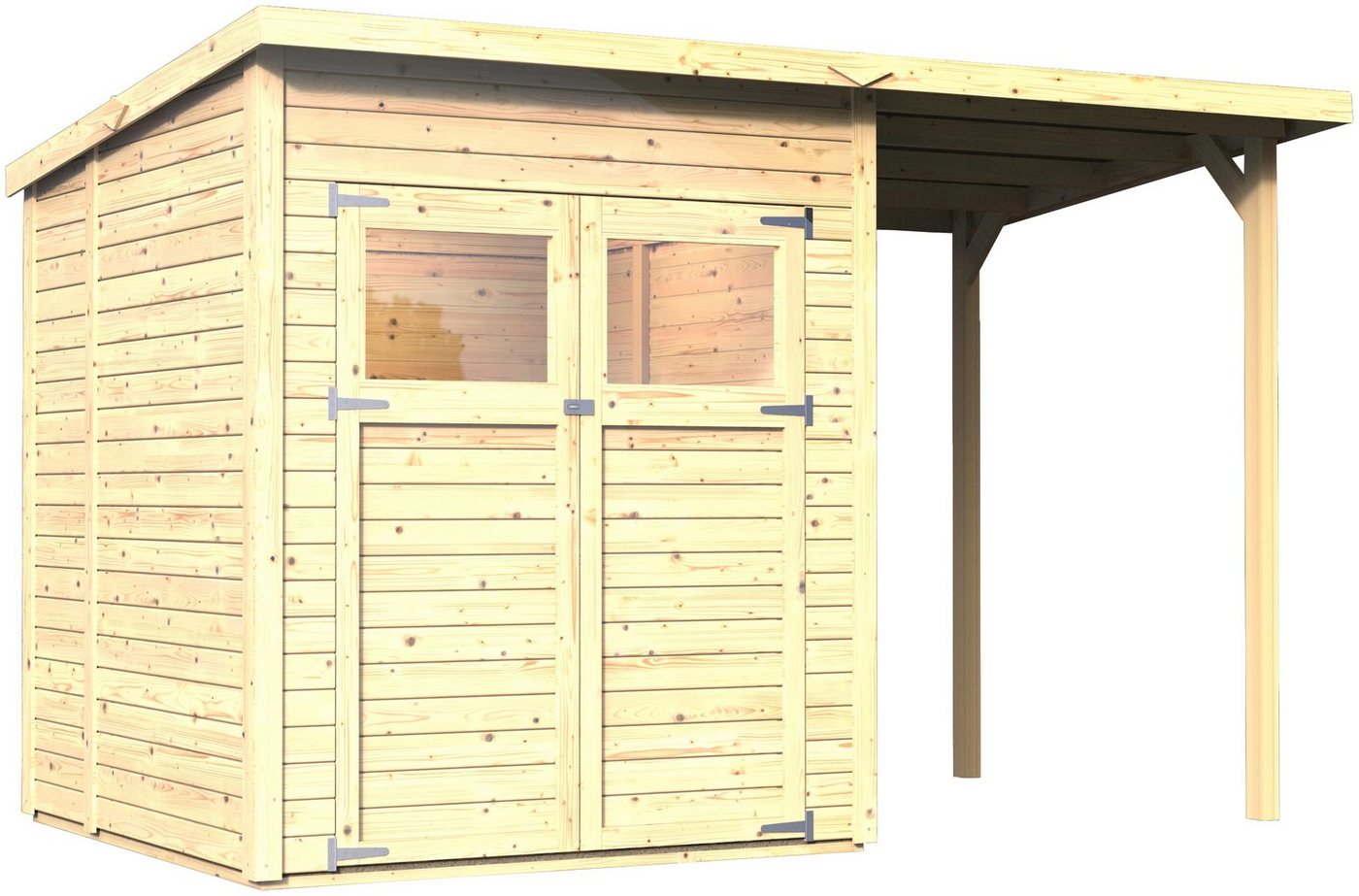 Thumbnail - KONIFERA Gartenhaus Amrum 2, BxT: 340x199 cm, (Set), Inklusive Fussboden