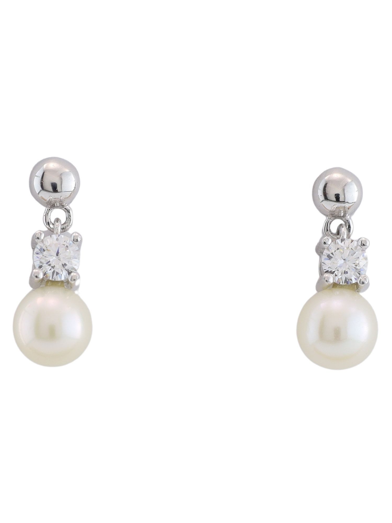 Miamar Ohrring-Set 1166892, MIAMAR 1166892 Damen Ohrringe Sterling-Silber 925 Silber weiß