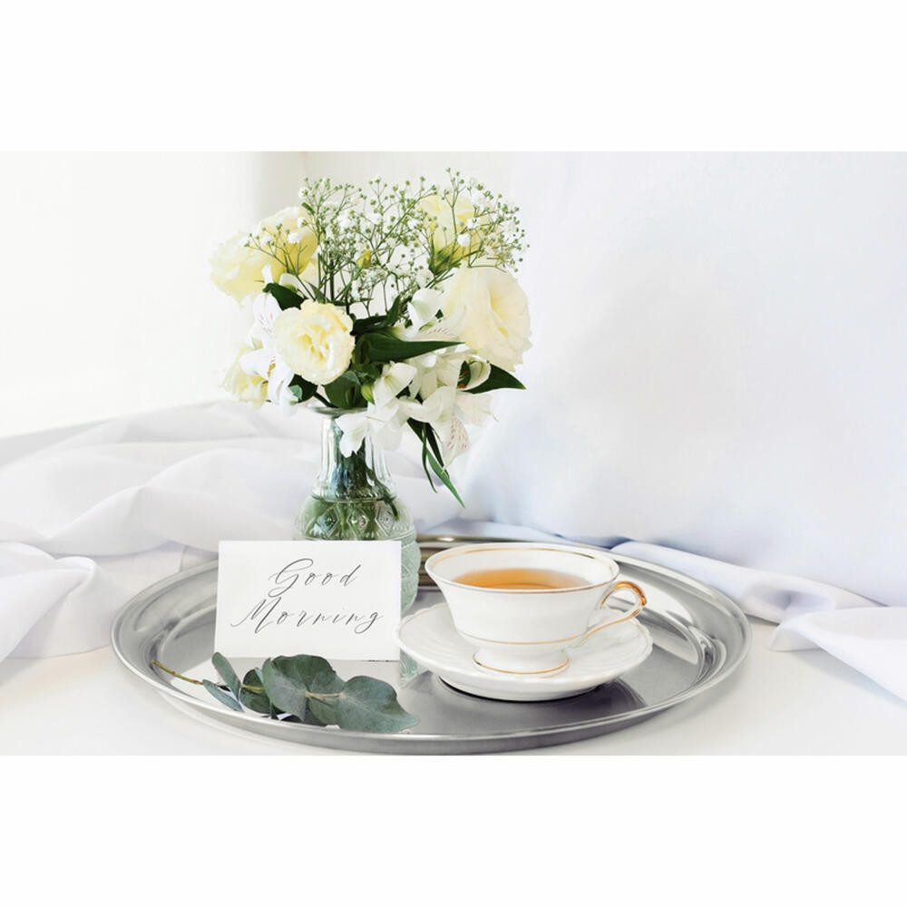 Tramontina Tablett BUENA Ø 30 cm, Edelstahl