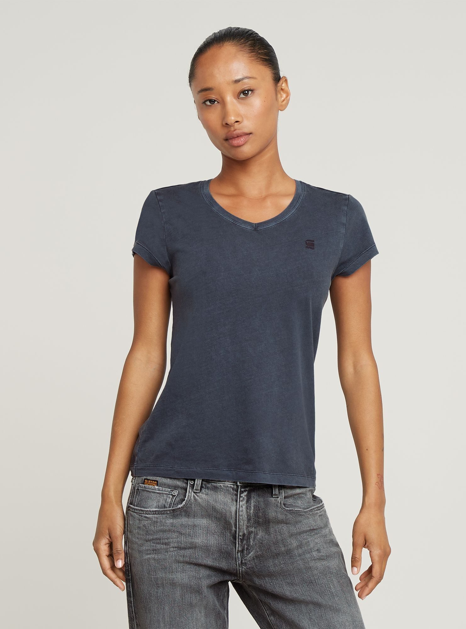 T-Shirt Overdyed Eyben Slim V T-Shirt 2.0