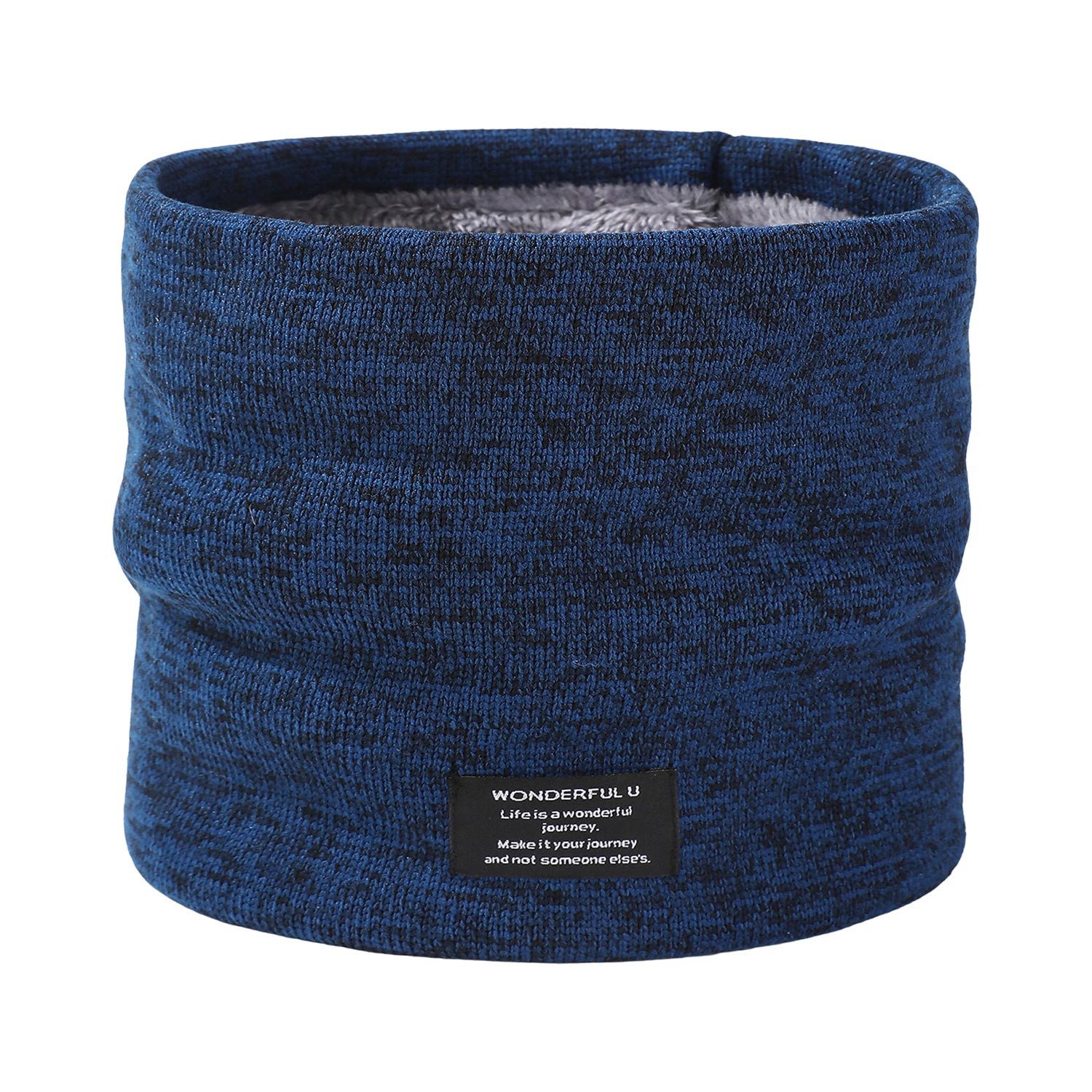 Fleeceschal Schlauchschal für Herren Damen Fleece Loop Schal Strickschal