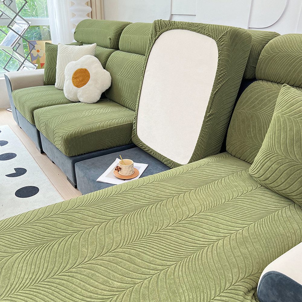 Kaket Sofahusse Sofabezug L Form Sofa Überzug Universal Couchbezug Für 1/2/3/4 Sitzer, Couch überzug Ecksofa