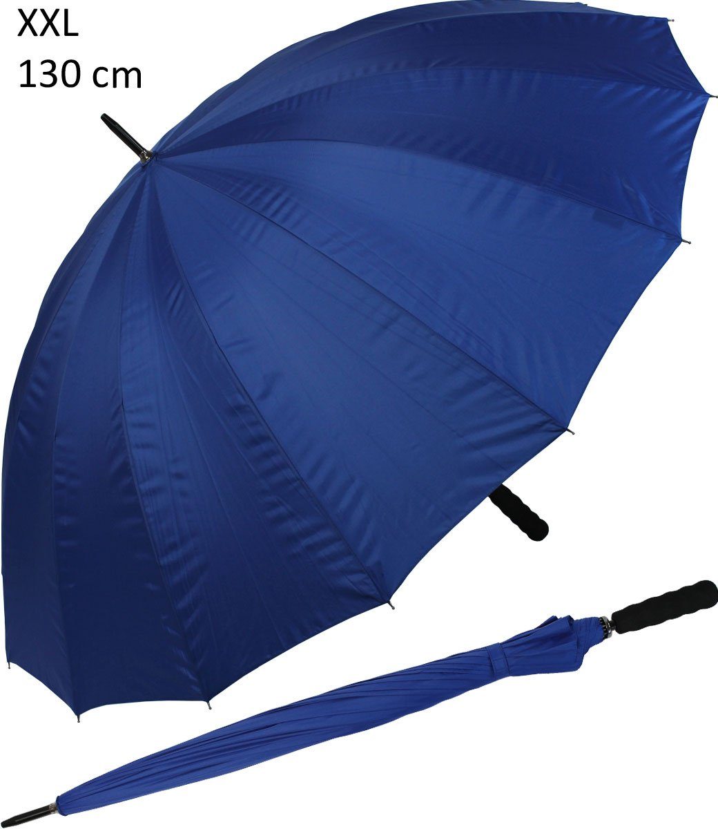 Stockregenschirm XXL 130 cm Durchmesser Golf-Partnerschirm