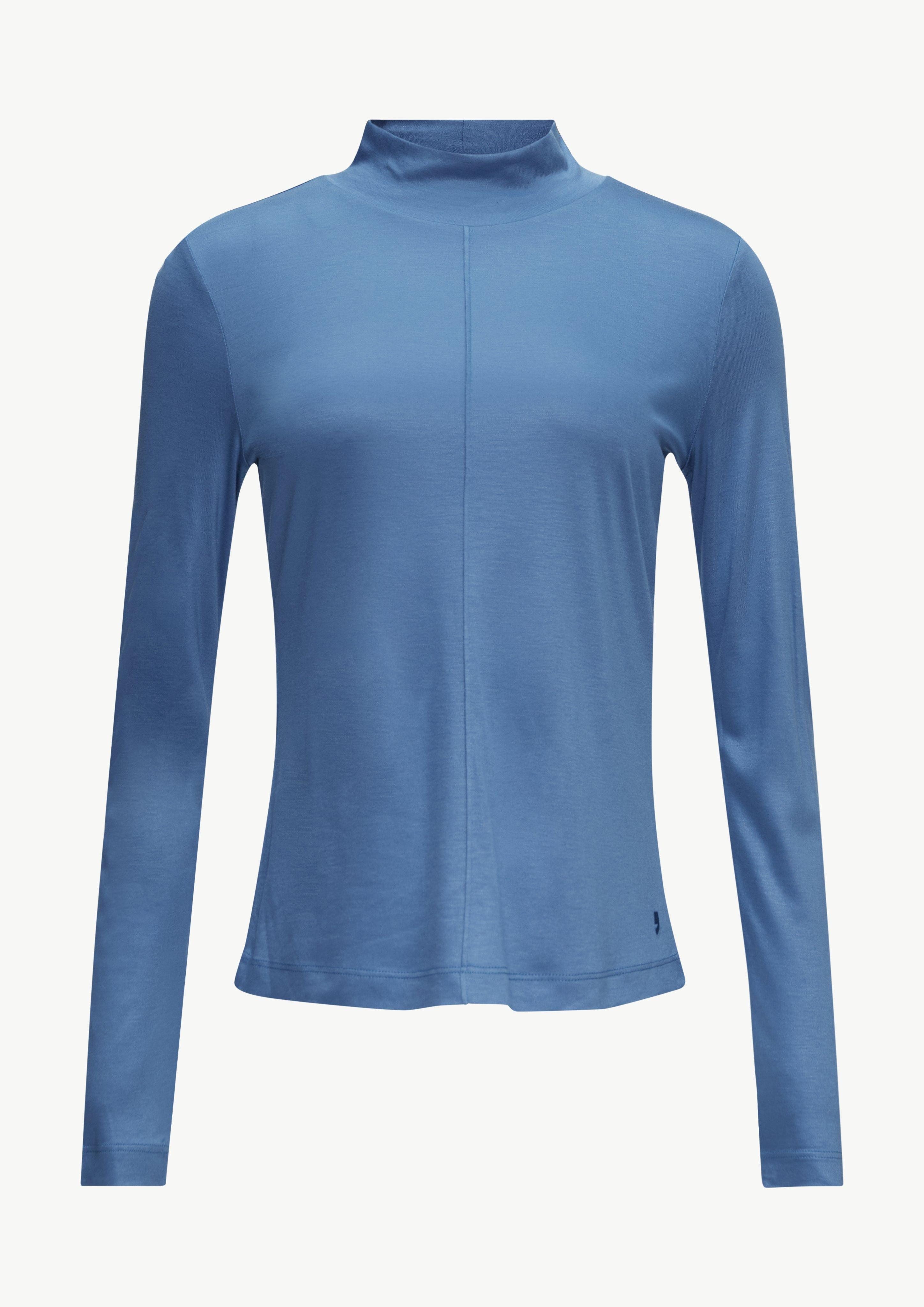 Langarmshirt Schimmerndes Langarmshirt im Slim Fit