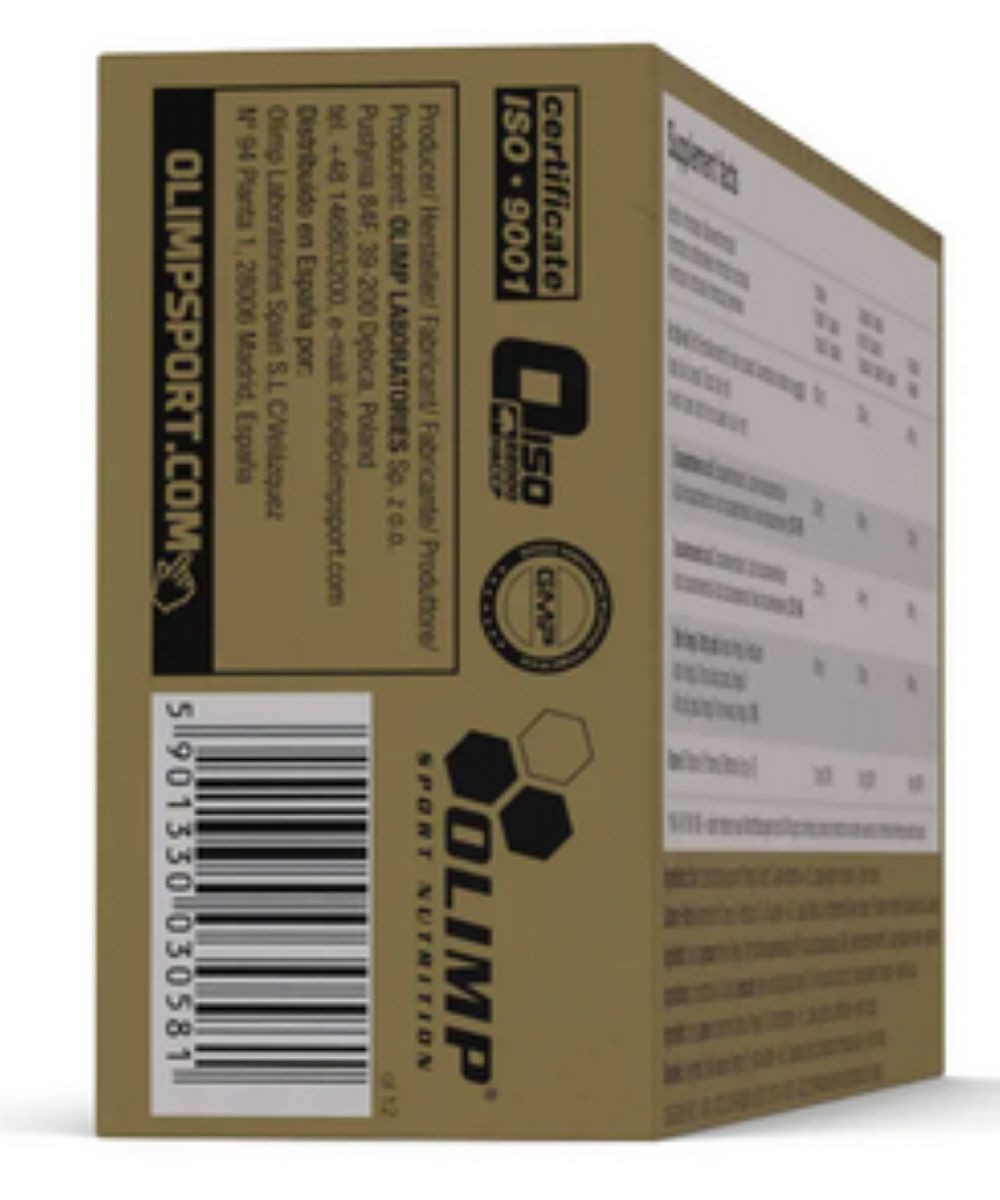 Olimp Sport Nutrition Olimp Gold Omega 3 Sport Edition 120 Kapseln Fischöl Kapseln, 151 g, Große Menge an Omega-3-Fettsäuren, u.a. EPA- und DHA-Säuren