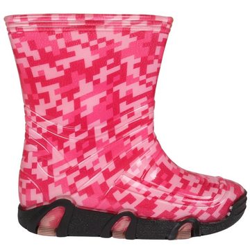 Sarcia.eu Rosa Mädchen-Gummistiefel, rutschfeste Sohle ZETPOL 35-36 EU Hausschuh