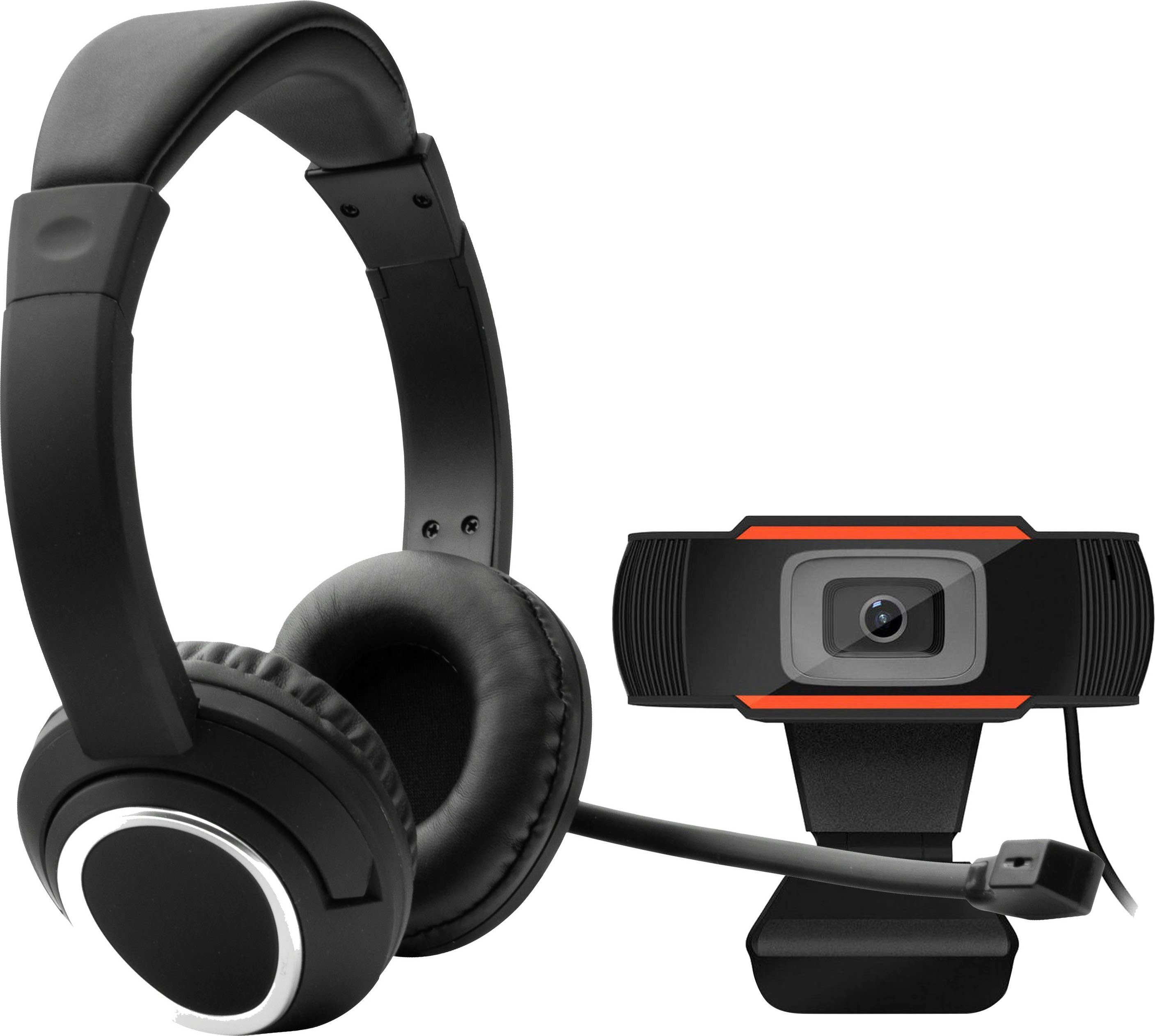 Hyrican Home Office Set PST00185 Headset + Webcam (ST-GH577 + ST-CAM524) Full HD-Webcam