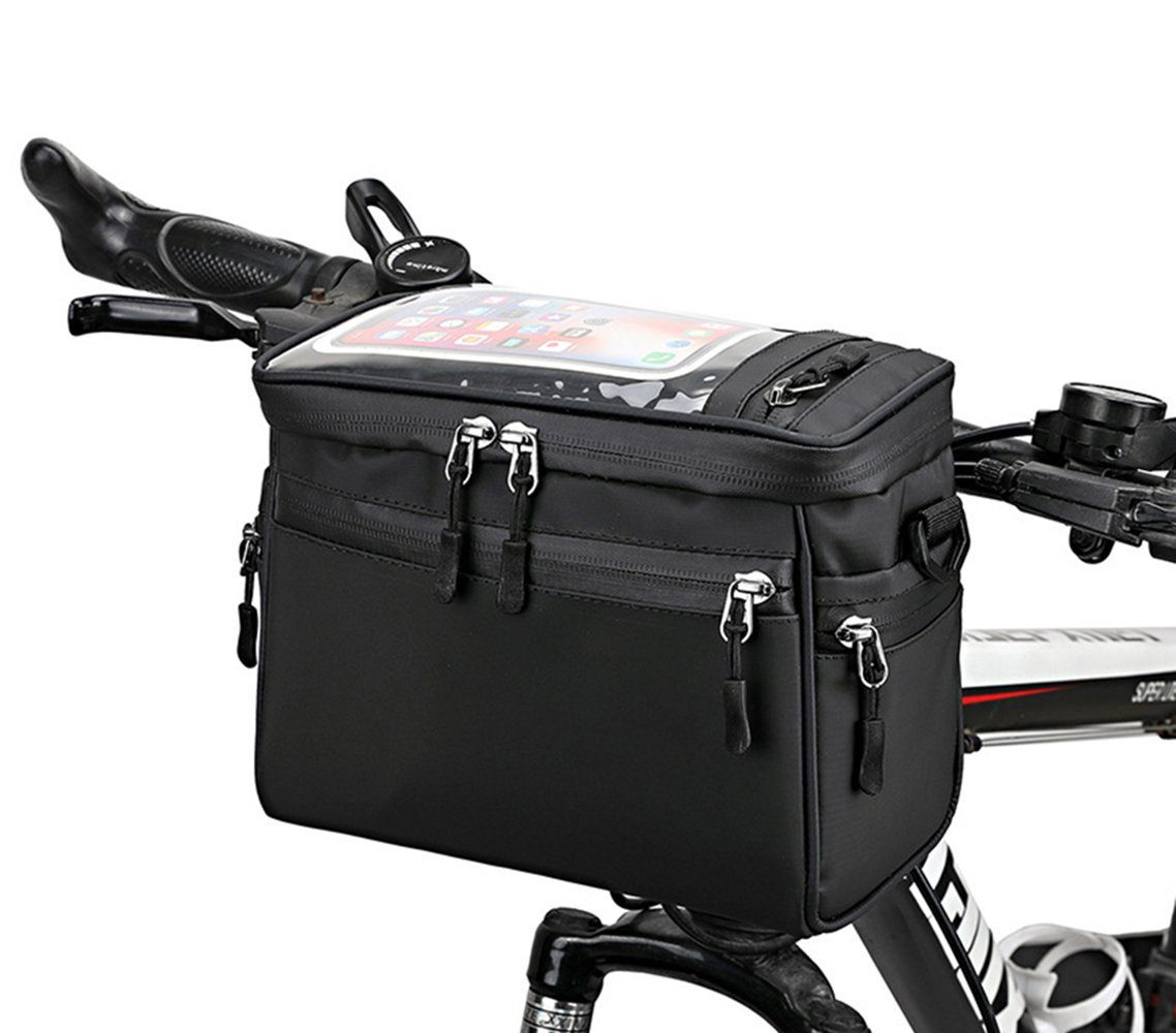 Leway Fahrradtasche »5L Fahrrad Lenkertasche, Fahrradtasche für Lenker,  Wasserdichter Fahrradkorb Tasche mit Touchscreen, Vorne Fahrradtasche  Lenkerkorb mit Schultergurt, für Rennrad« online kaufen | OTTO