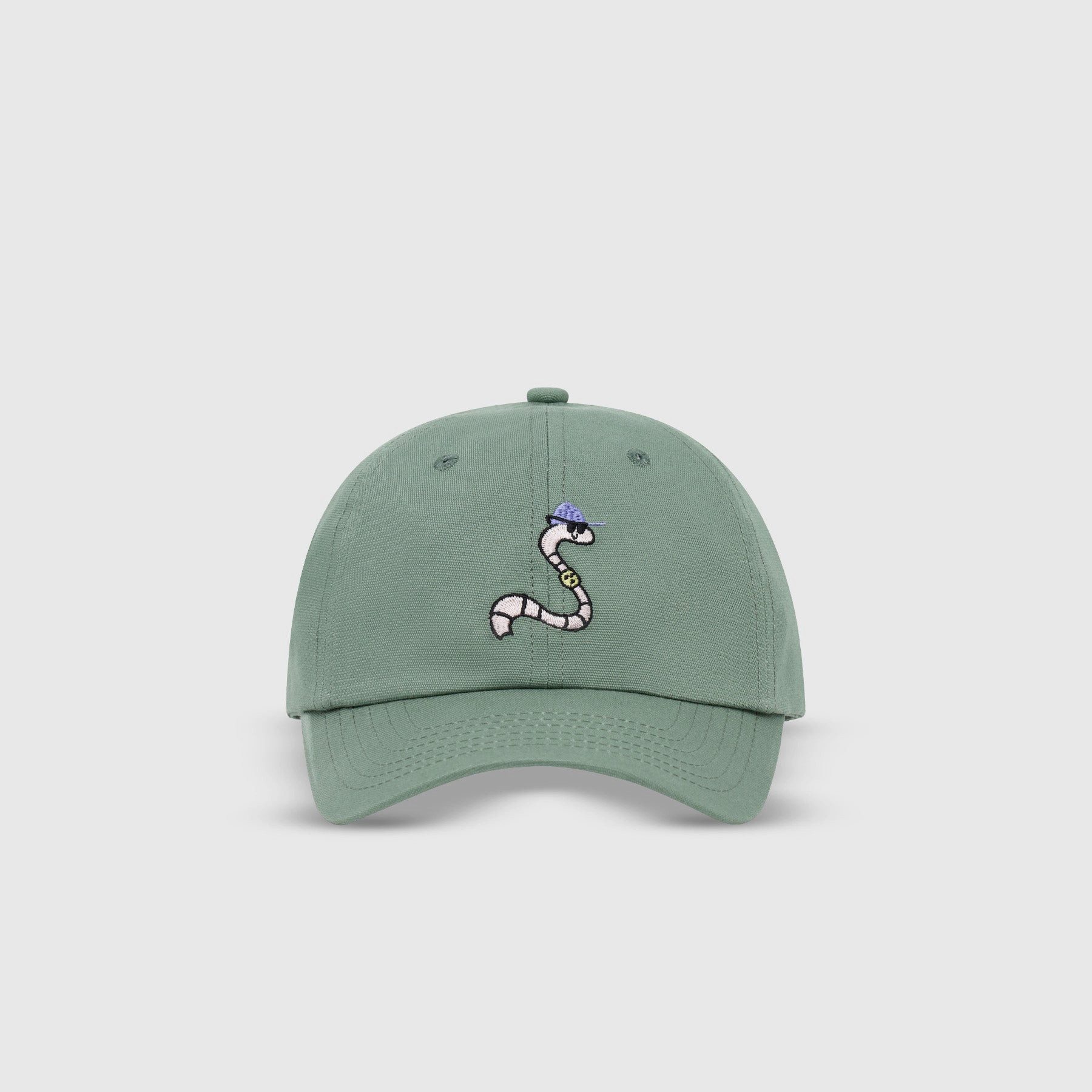 PlayPlayPauly Baseball Cap CHECKER TOBI Regenwurm Unisex Kinder Kappe aus Bio-Baumwolle (2-14J)