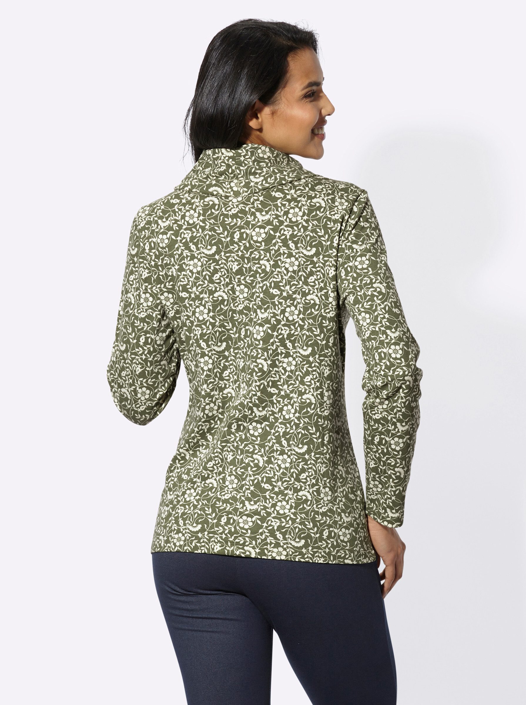 Sieh an! Trainingsshirt Freizeit-Sweatshirt Langarm