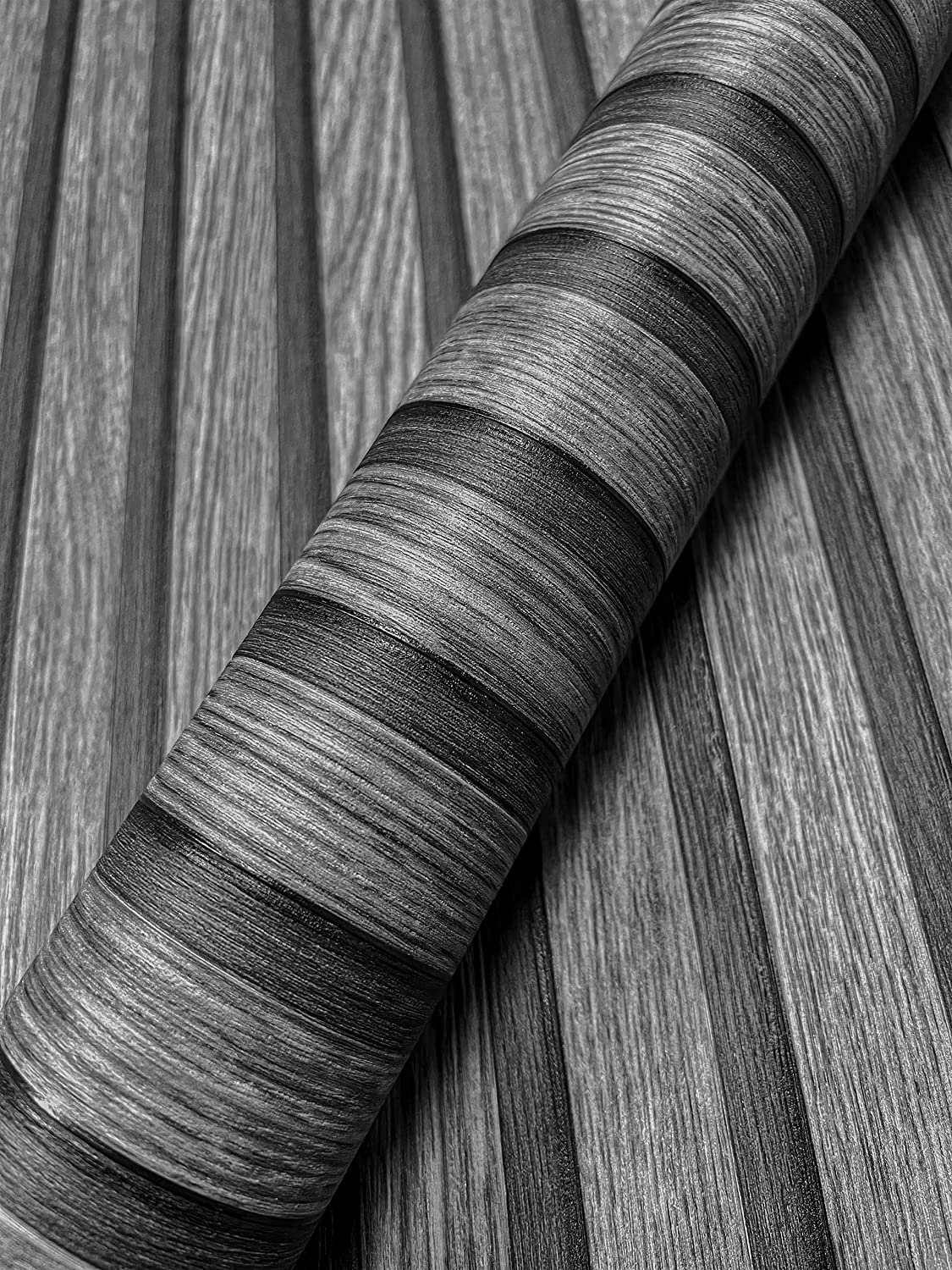Newroom Vliestapete, Anthrazit Tapete Skandi Holz günstig online kaufen