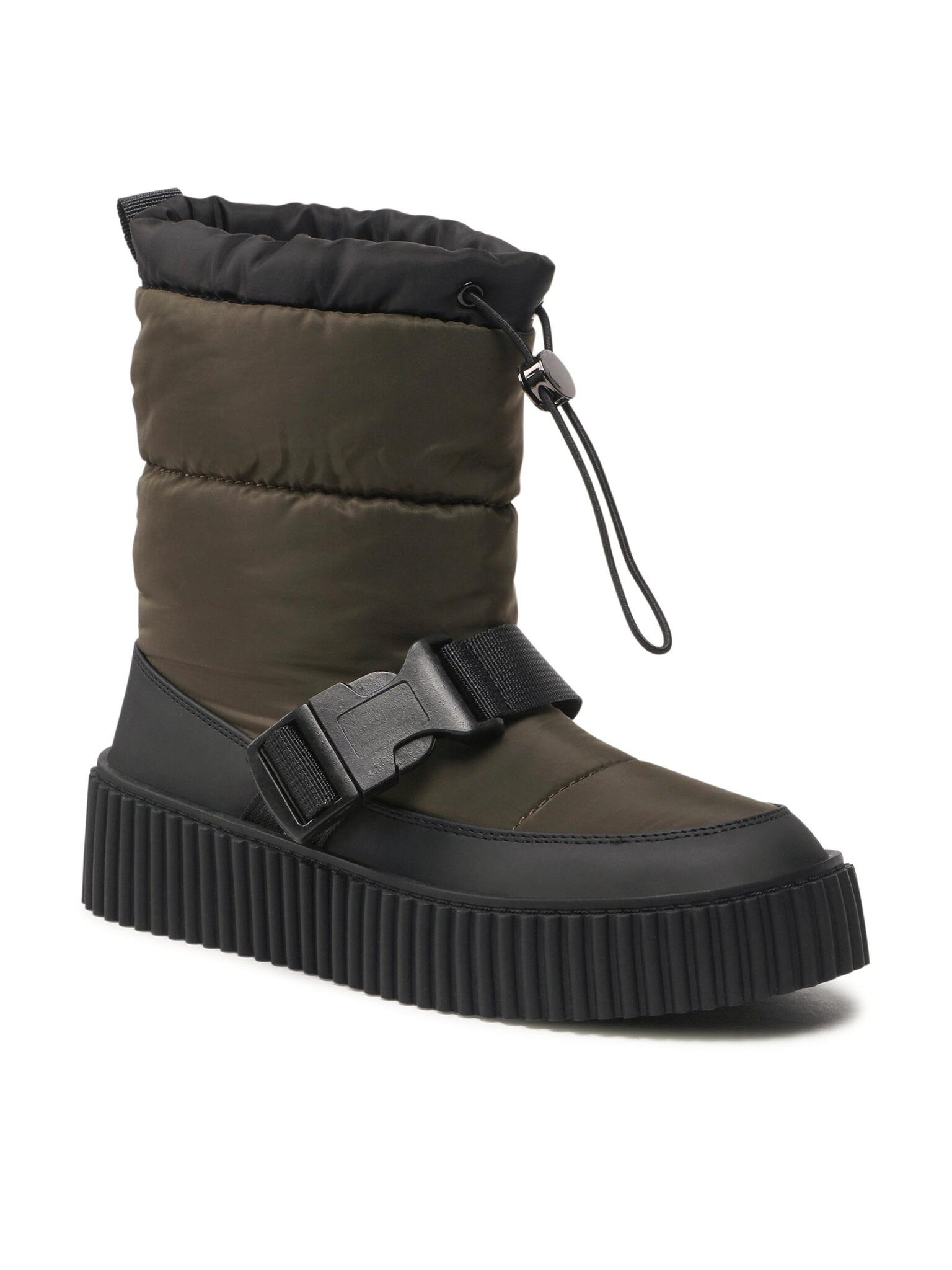 Jenny Fairy Jenny Fairy Damen-Schneestiefel Khaki-H17125Y Winterstiefel