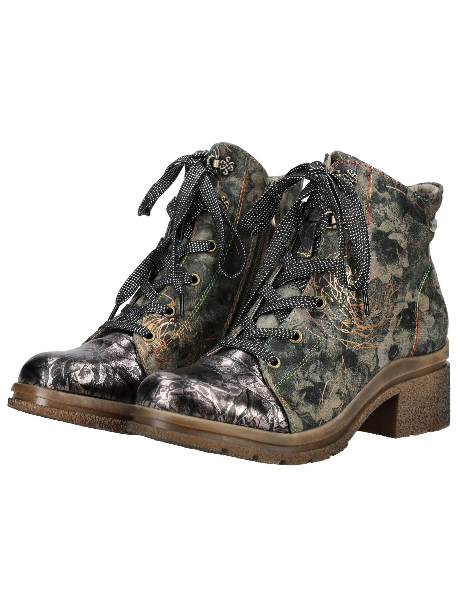 LAURA VITA LAURA VITA Stiefelette Leder/Textil Schnürstiefelette