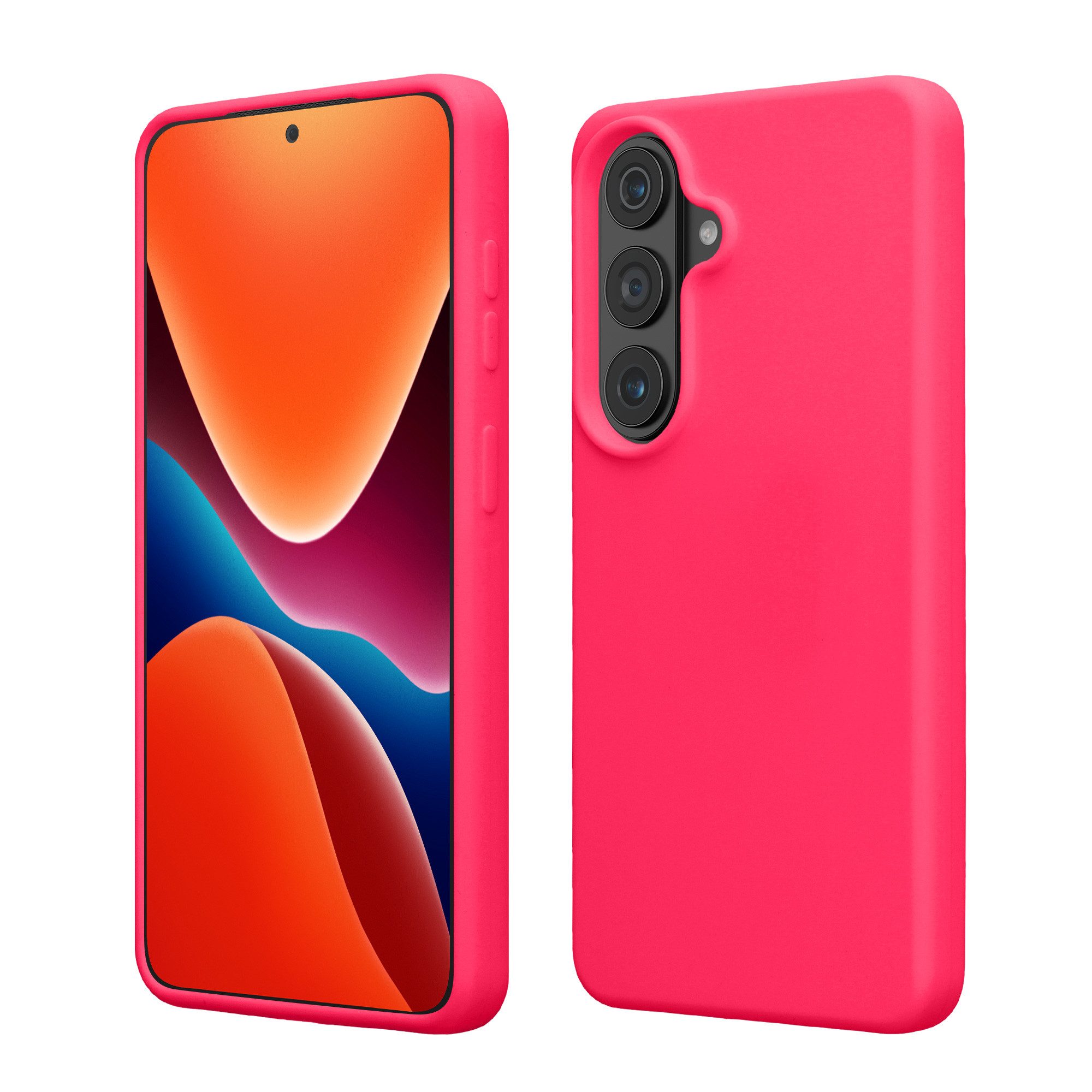kwmobile Smartphone-Hülle Handyhülle für Samsung Galaxy S26 Hülle, Weiches Handy Silikon Case - Schutzhülle Cover