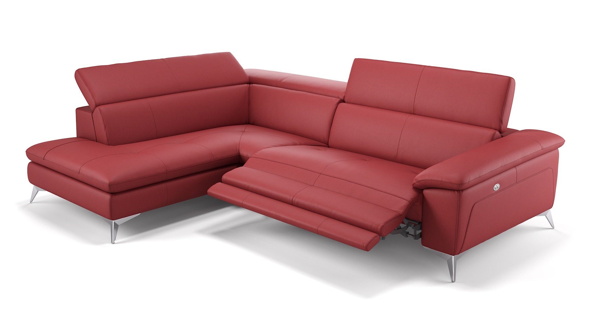 Sofanella Ecksofa Leder STELLA, Eckcouch, Ecksofa, Sitzecke, Polsterecke, Leder Sofas, Ledersofa