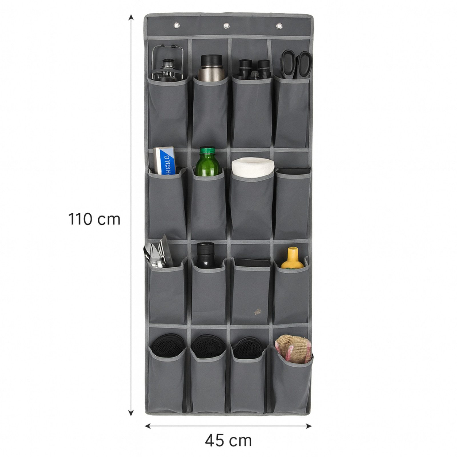 Koopman Hängeregal Organizer Türregal 16 Fächer Hängeorganizer Campingregal günstig online kaufen