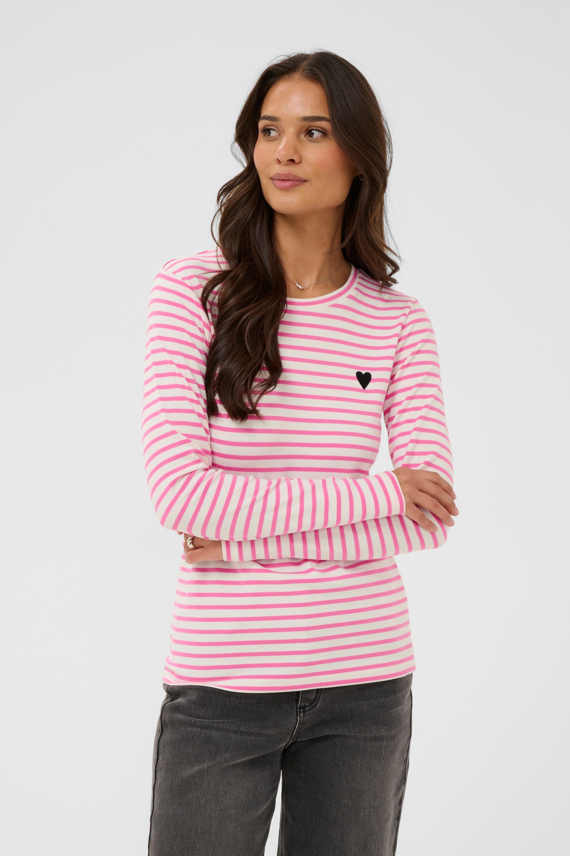 KAFFE Langarmbluse Langarm-Shirt Liddy günstig online kaufen