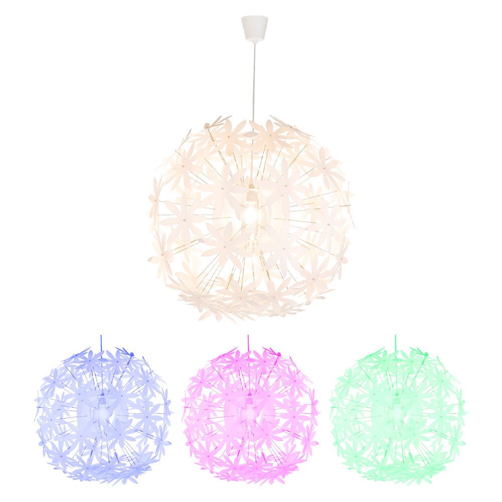 GLOBO LIGHTING LED-Hängeleuchte, Leuchtmittel inklusive, Kaltweiß, Warmweiß, Neutralweiß, Tageslichtweiß, Farbwechsel, Smart Home LED Decken Pendelleuchte Hängelampe RGB Farbwechsel dimmbar
