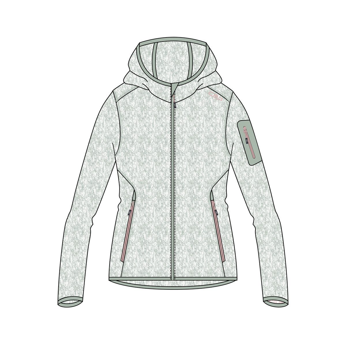 CMP Fleecejacke CMP Damen Jacke Knitted günstig online kaufen