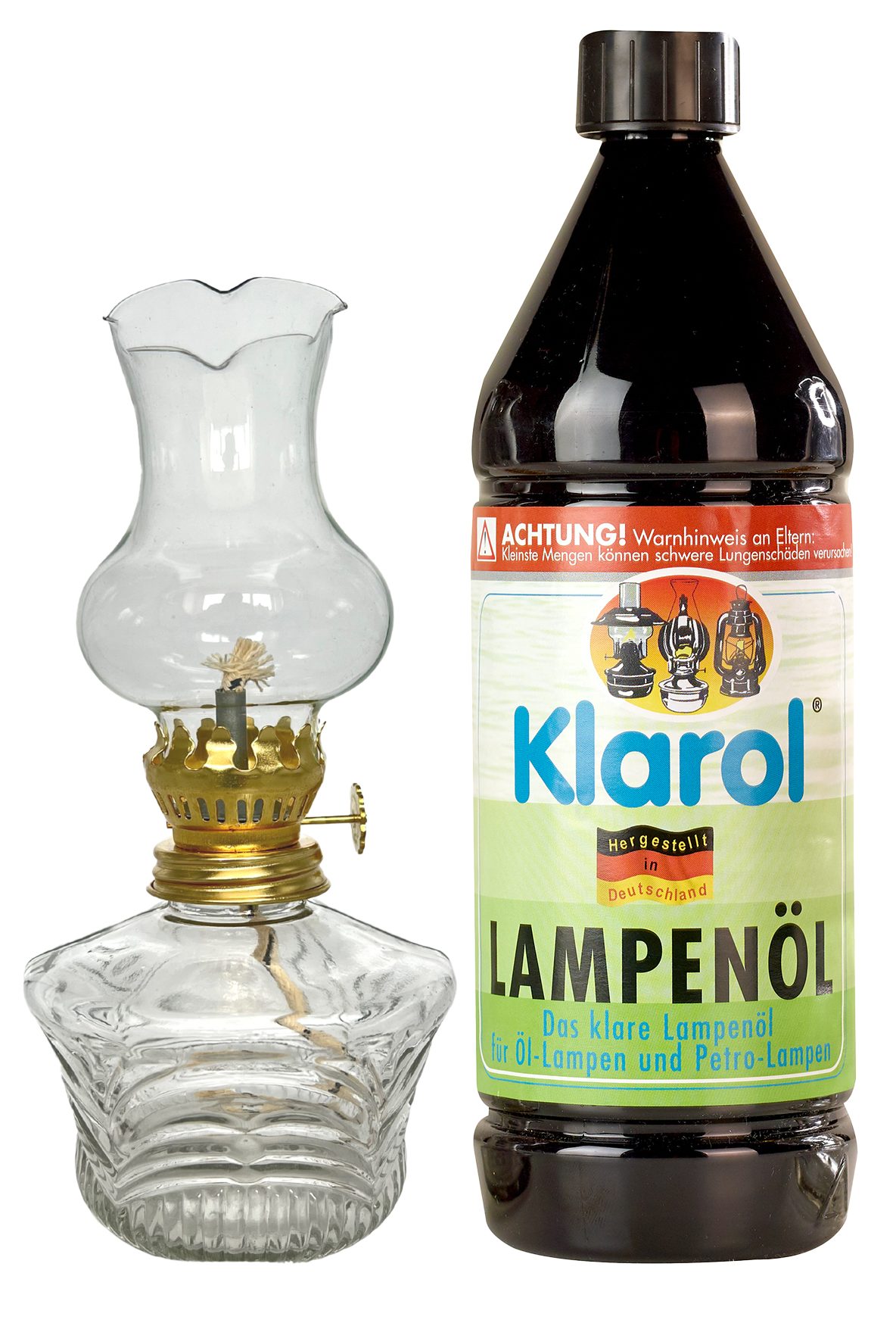 shopandmarry Windlicht 1x Öllampe DAISY im Set mit Klarol Lampenöl, 1 ltr. günstig online kaufen