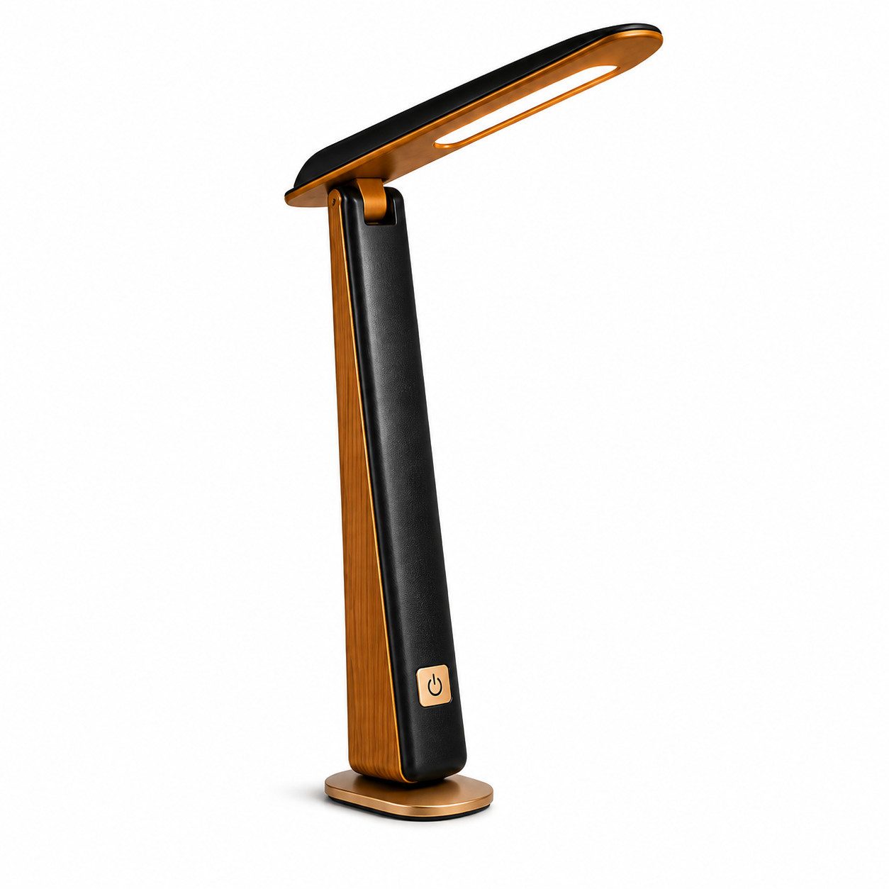 Toomoke LED Schreibtischlampe mit Akku, 3 Lichtfarben, stufenlos dimmbar, Touch-Bedienung, USB-C, faltbare Leselampe für Schreibtisch und Büro
