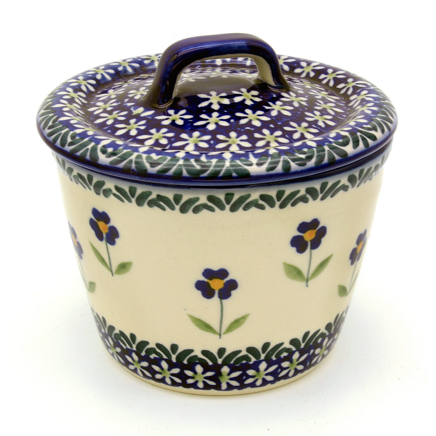 Bunzlauer Keramik Manufaktura Vorratsdose für Tee, Bonbons, Nüsse, Schmalz und mehr