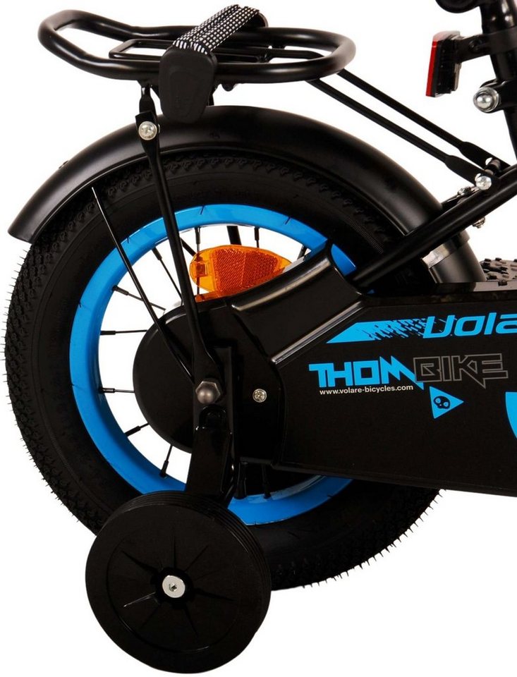 Thumbnail - Volare Kinderfahrrad Thombike - Jungen - 14 oder 12 Zoll -bis 60 kg - 85% zusammengebaut, Luftbereifung, Stahlfelgen mit...
