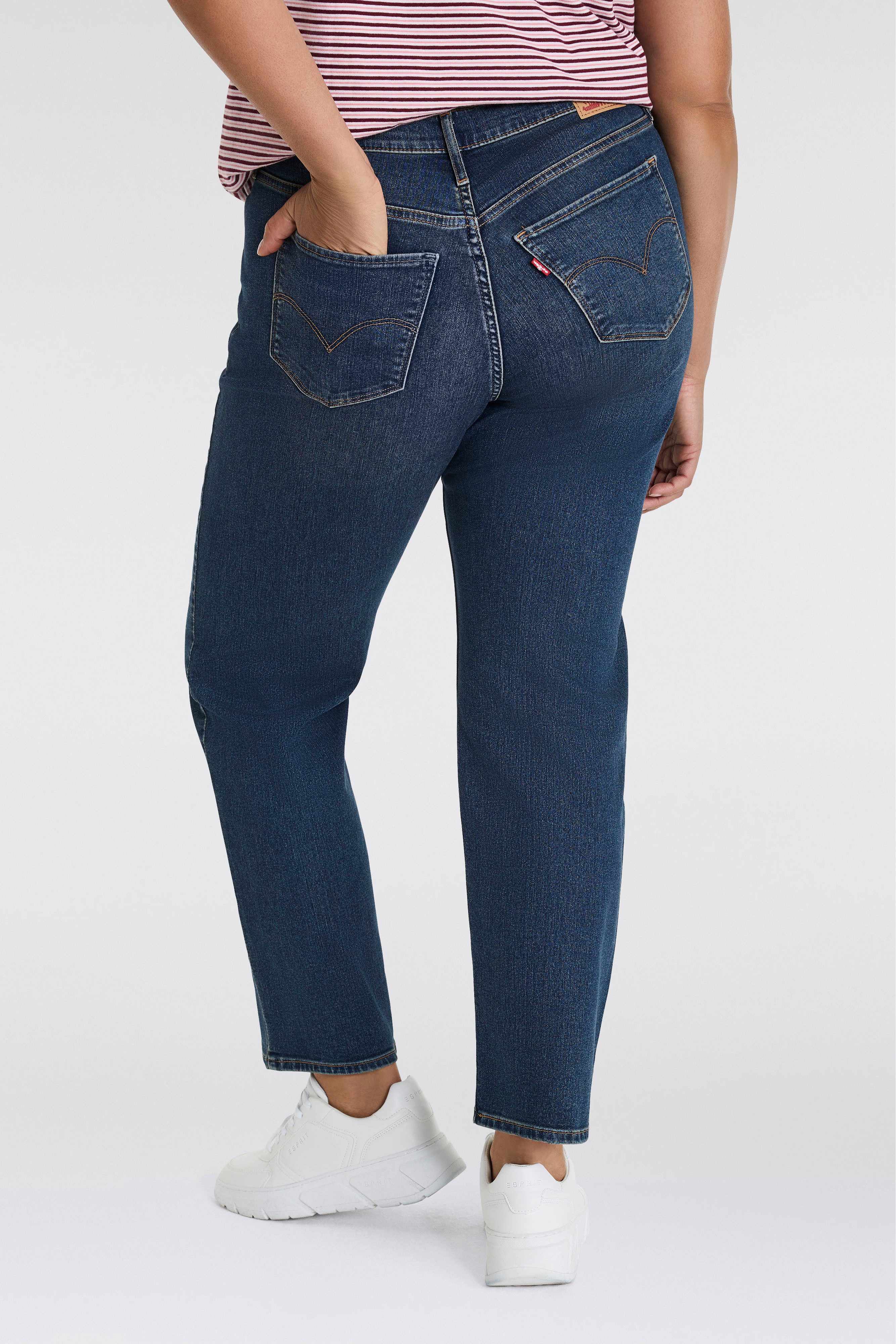 Levi's® Plus Straight-Jeans 314 Shaping Straight in Baumwoll-Stretch günstig online kaufen