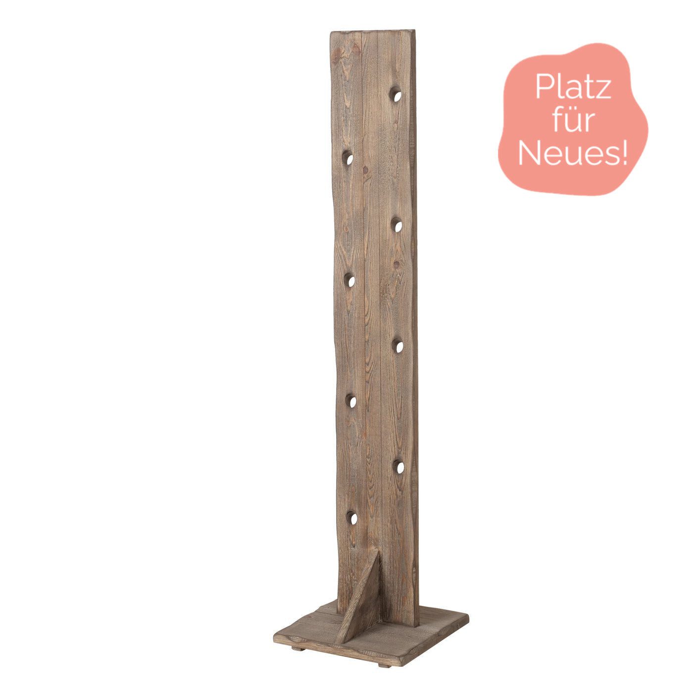 BOLTZE Flaschenregal Weinregal Flaschenhalter Weinhalter aus Kiefernholz für 8 Flaschen von