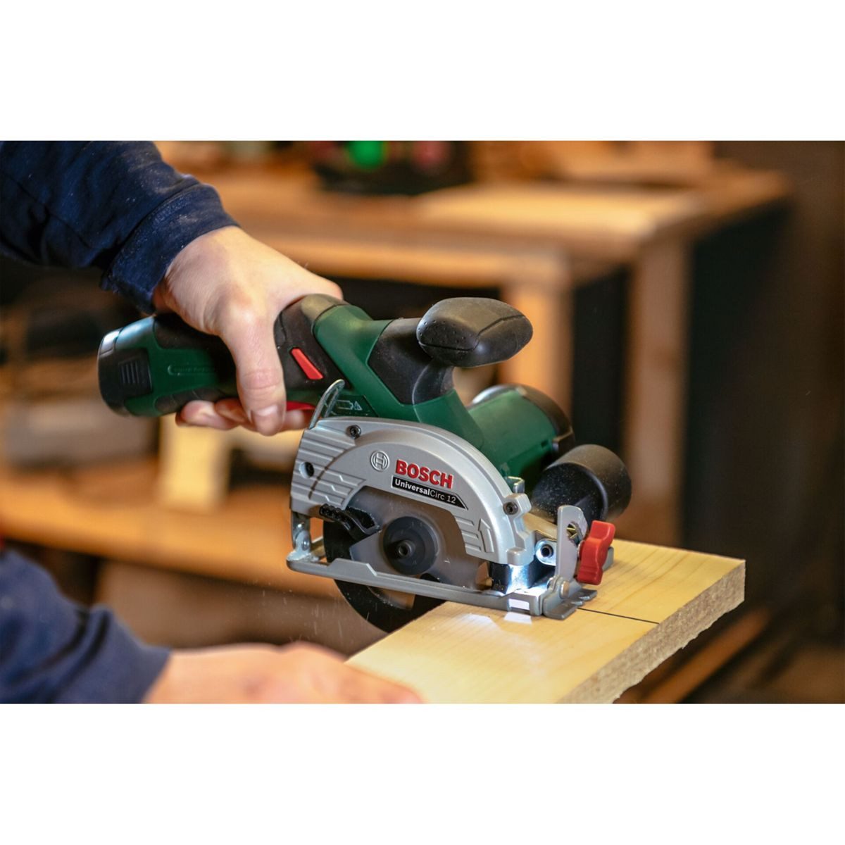 BOSCH Akku-Stichsäge UniversalCirc Akku-Kreissäge