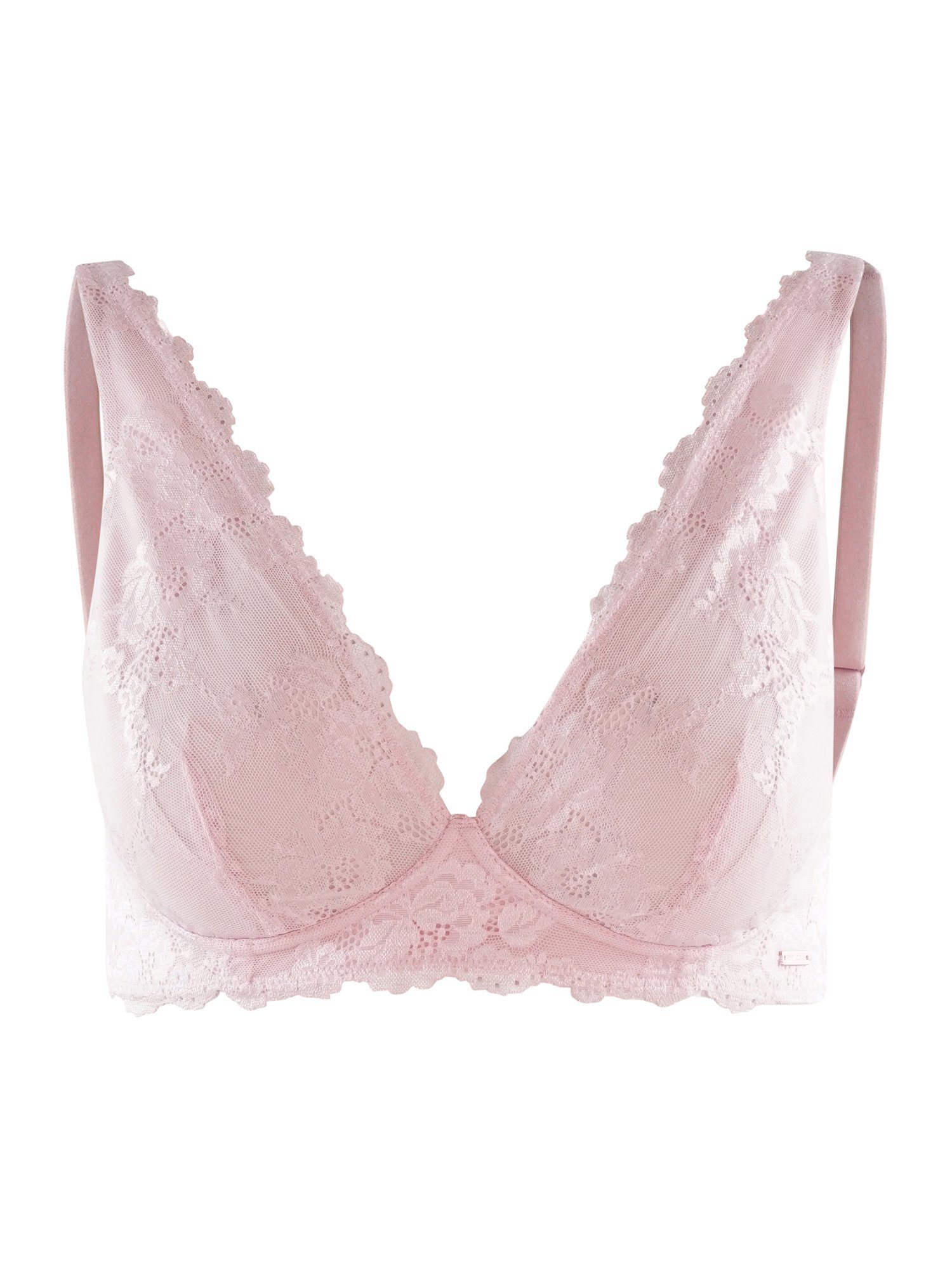 Royal Pink Peach Spitze mit Bralette Lounge Dream Royal