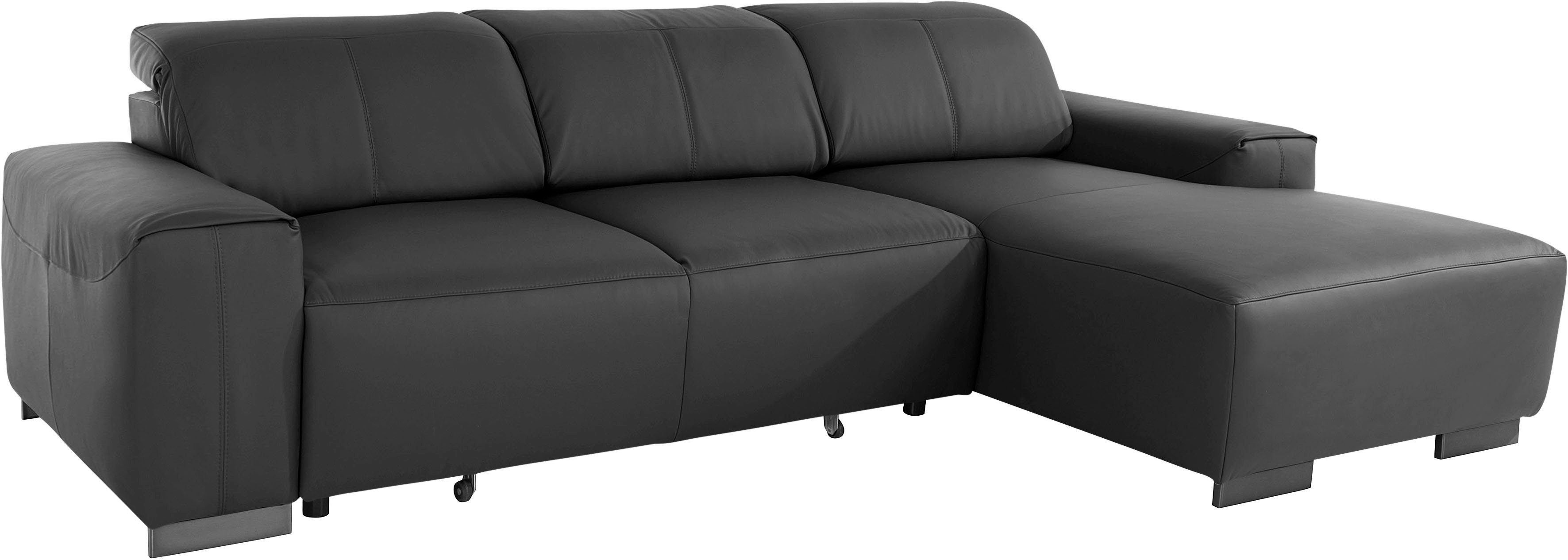 elektrischer Kofteilverstellung Sofa mit COTTA Sitztiefenverstellung Catania, und