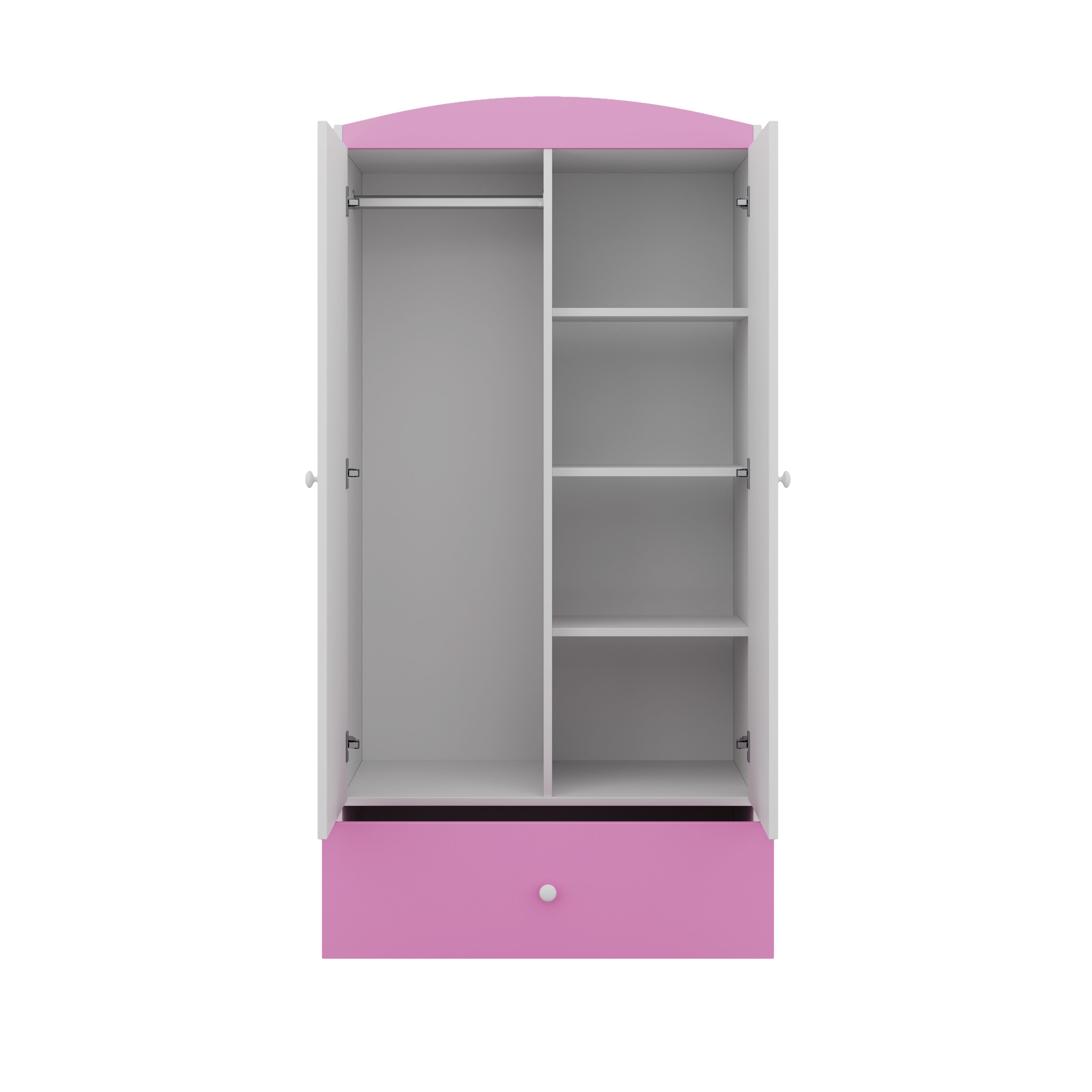 Bjird Kinderkleiderschrank Kleiderschrank Babydreams (4 Einlegeböden günstig online kaufen