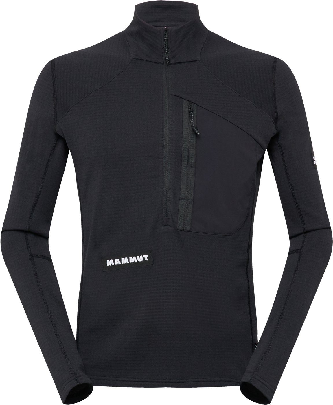 Mammut T-Shirt Eiger Nordwand Advanced FL Half Zip Pull Men BLACK