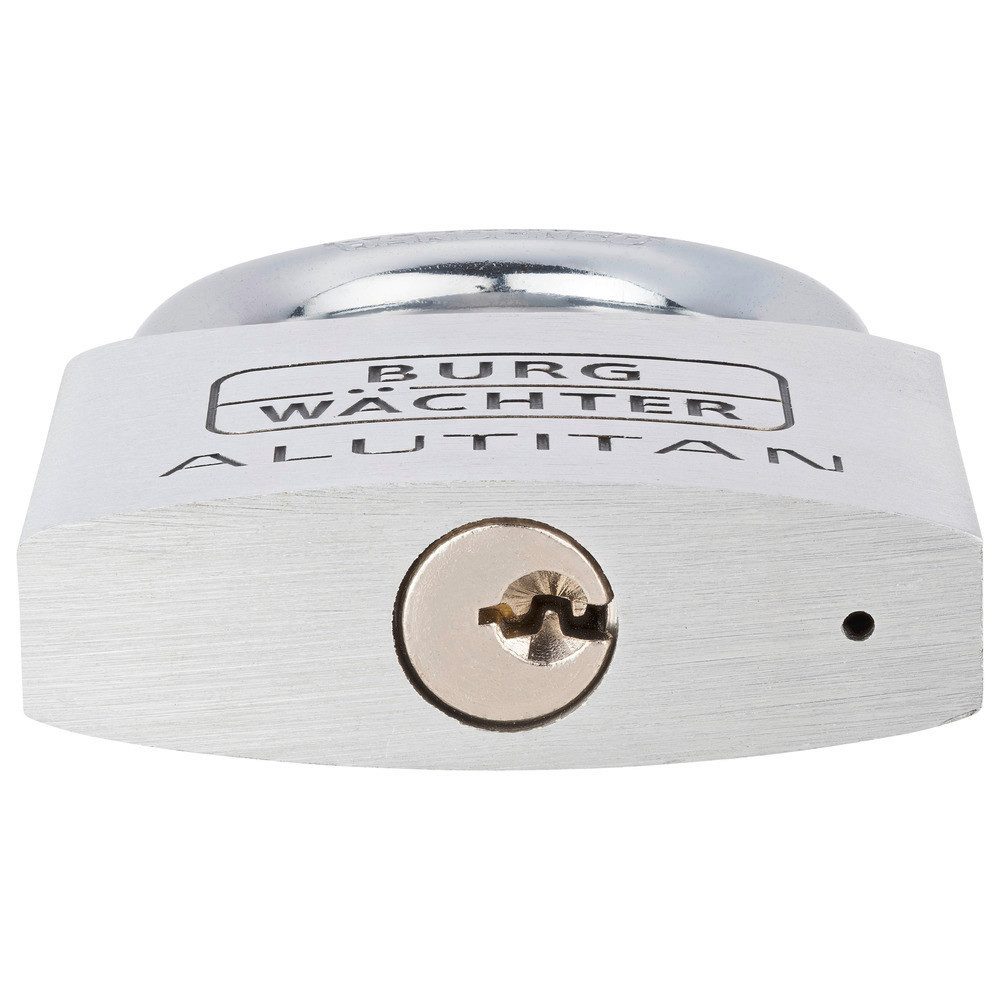 Burg Wächter Vorhängeschloss Burg-W Vorhangschloss aus Aluminium 770 60 Alutitan