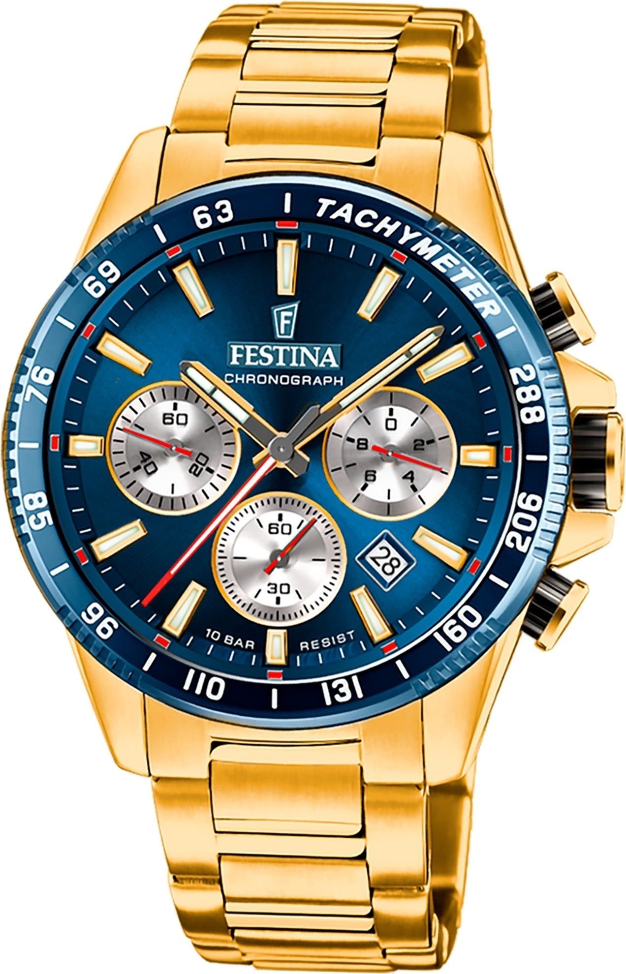 Festina Chronograph Festina Herrenuhr Timeless Chronograph, (Chronograph), günstig online kaufen