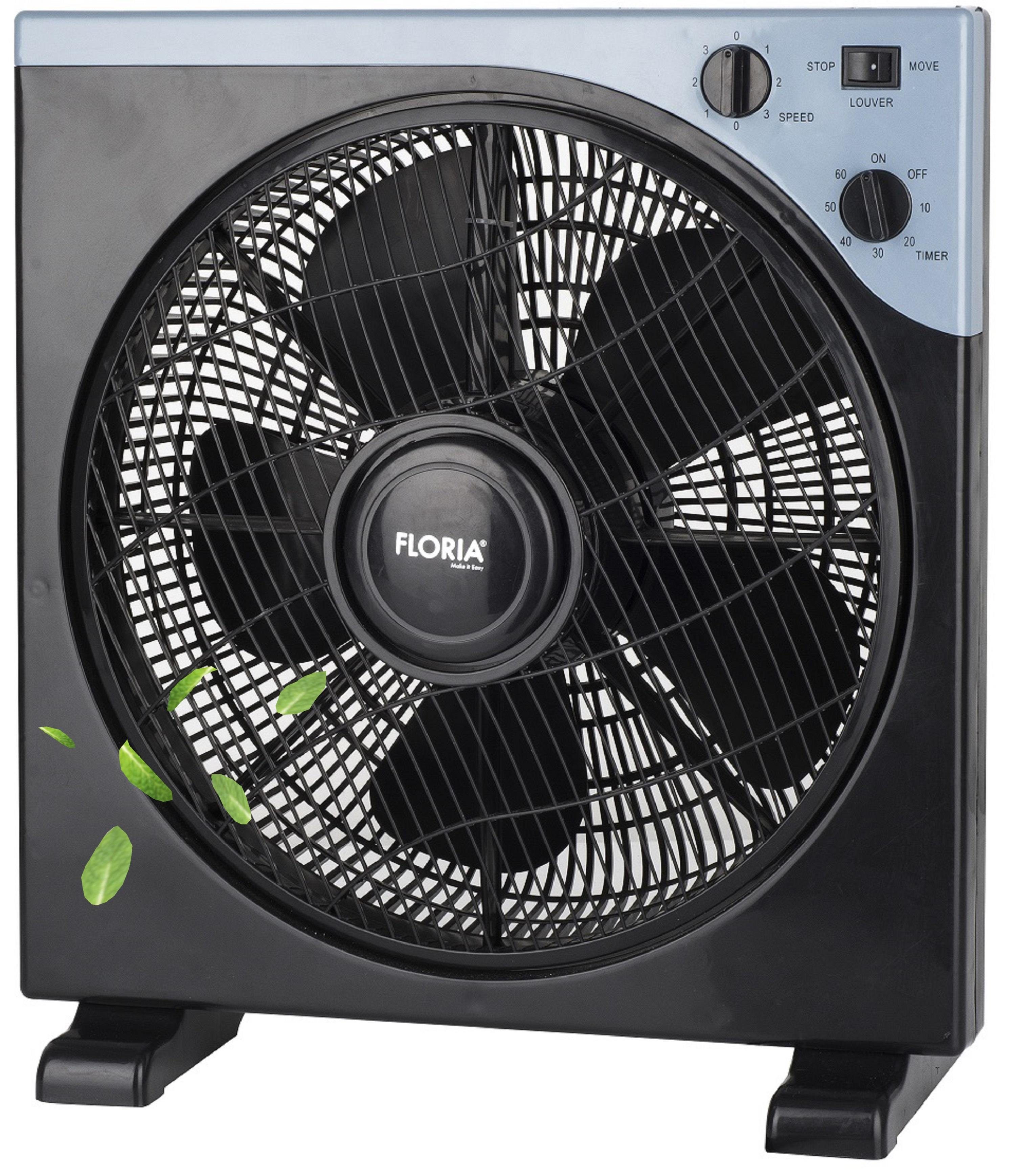 Zilan Bodenventilator ZLN-2355, Oszillierend, 3 Geschwindigkeitsstufen, Sicherer Stand