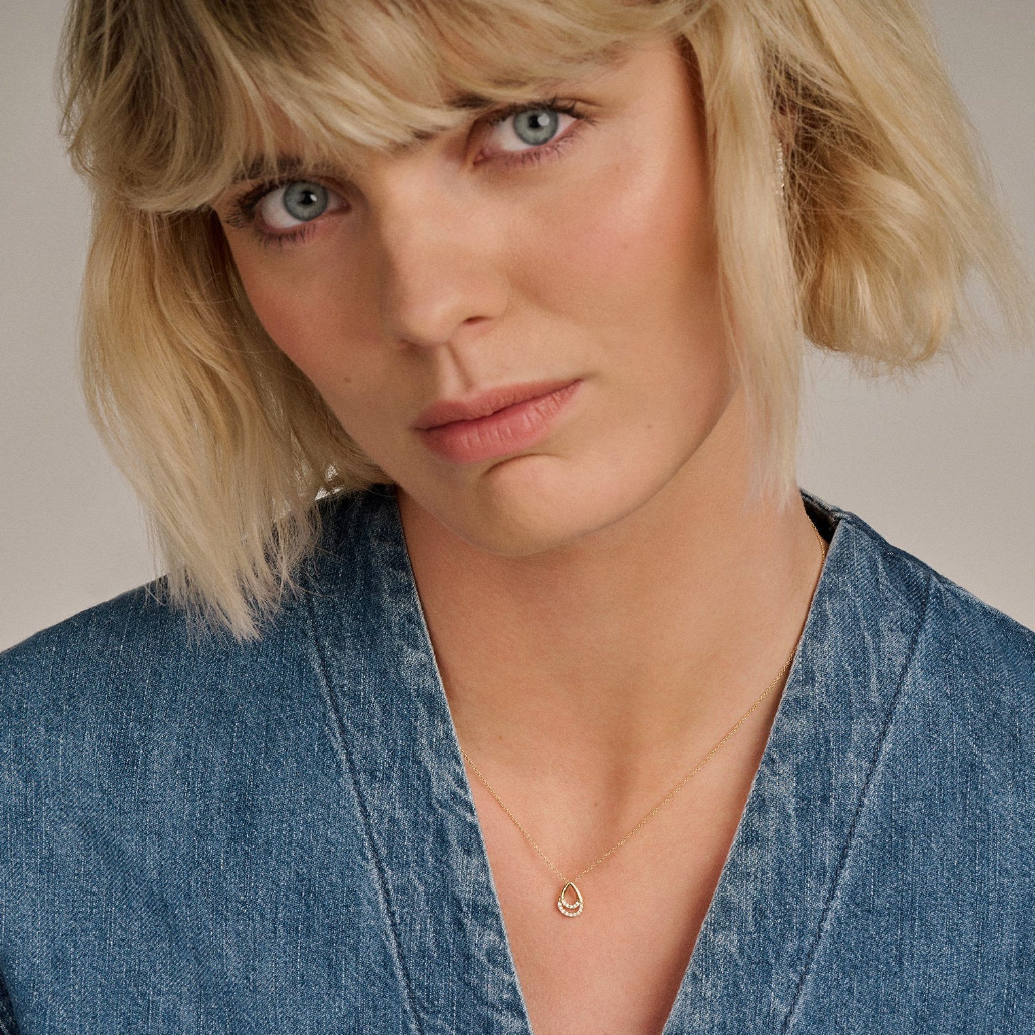 Blush Kette mit Anhänger 3195YZI, tropfenförmiger Anhänger